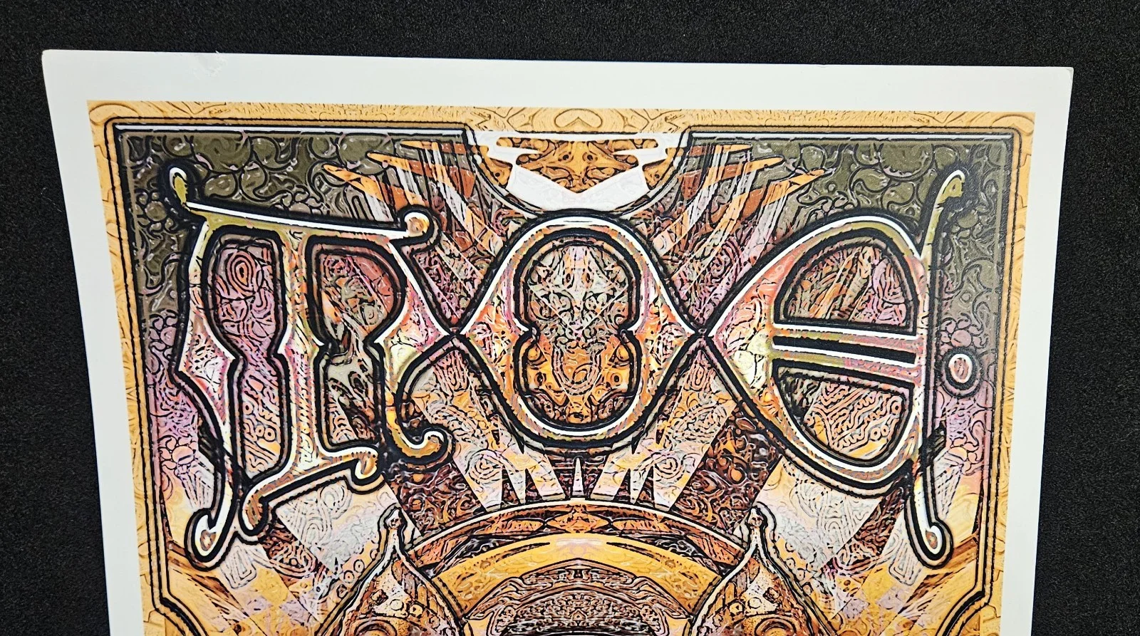 6/80 Signed Ltd Ed MOE Art Print Concert Poster Gothic Thtr Denver Colorado 2010, image 2