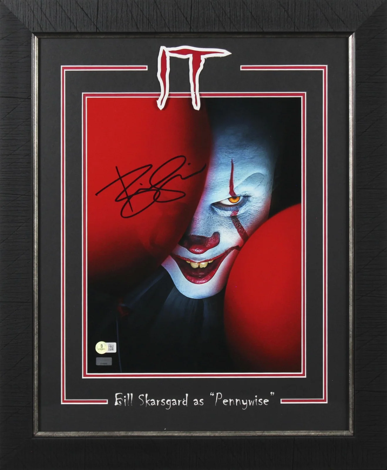 Bill Skarsgard — Bill Skarsgard It Authentic Signed 11x14 Framed Photo BAS #BN00172, image 4