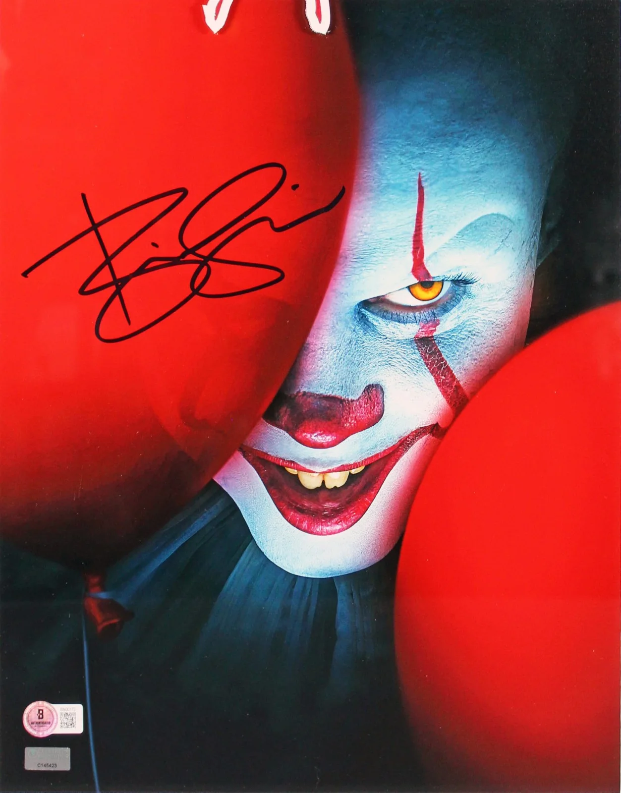 Bill Skarsgard — Bill Skarsgard It Authentic Signed 11x14 Framed Photo BAS #BN00172, image 5
