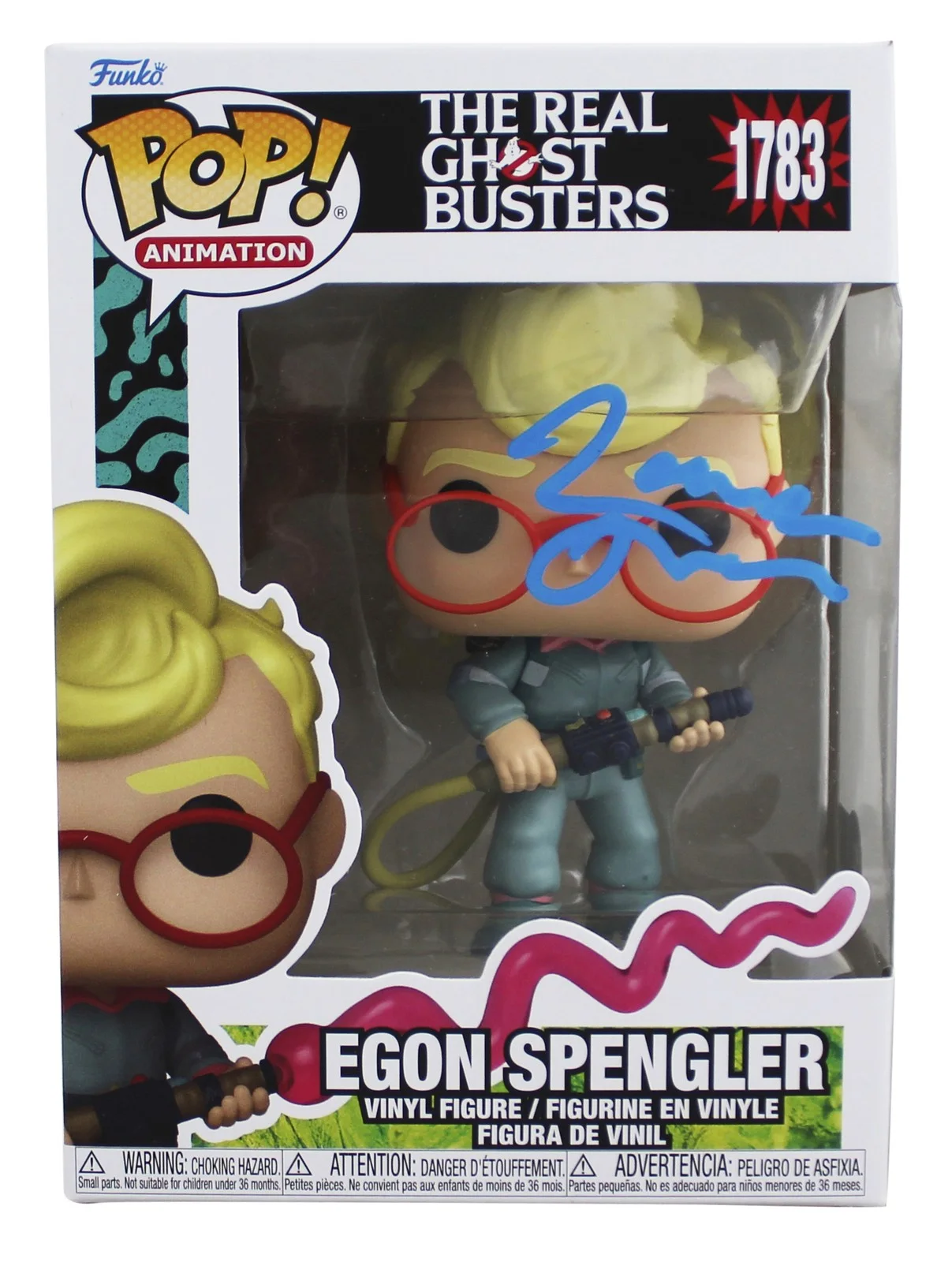 Maurice LaMarche — Maurice LaMarche Ghostbusters Signed Egon #1783 Funko Pop Figure BAS #BT64472