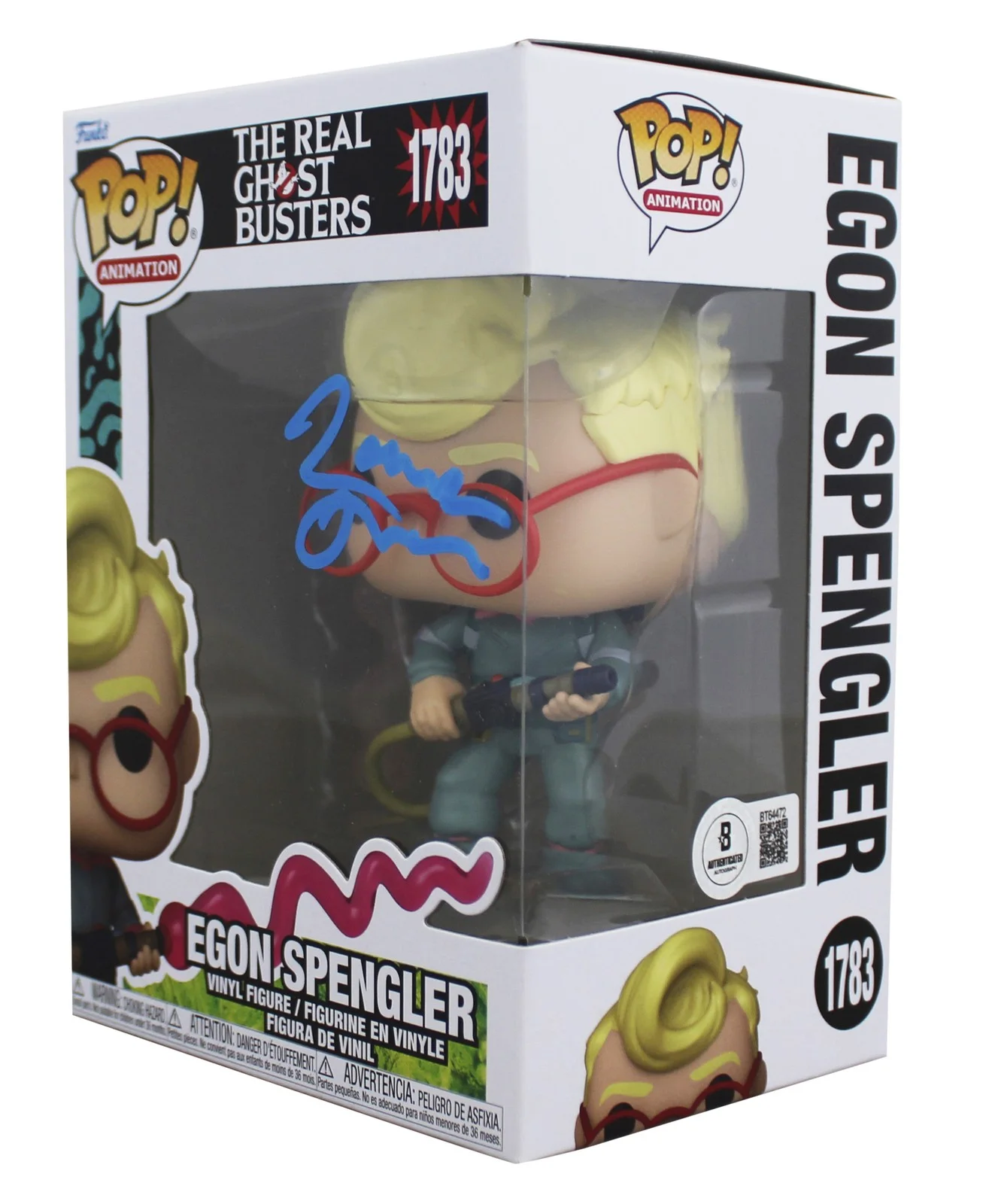 Maurice LaMarche — Maurice LaMarche Ghostbusters Signed Egon #1783 Funko Pop Figure BAS #BT64472, изображение 2