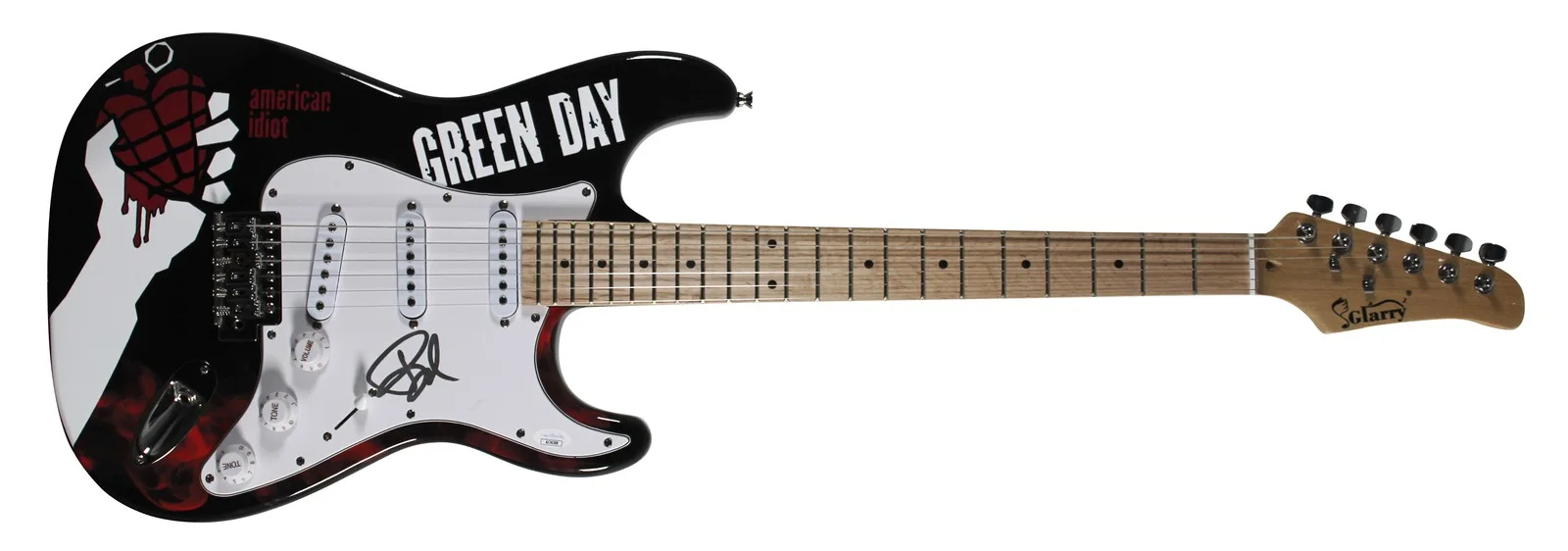 Billie Joe Armstrong — Billie Joe Armstrong Green Day Authentic Signed Electric Guitar JSA #AJ36388, изображение 3