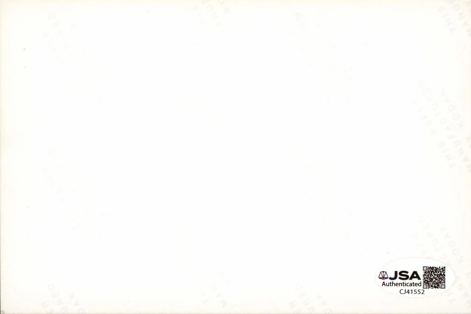 George Strait — George Strait Country Musician Authentic Signed 4x6 Type 1 Photo JSA #CJ41552, image 2