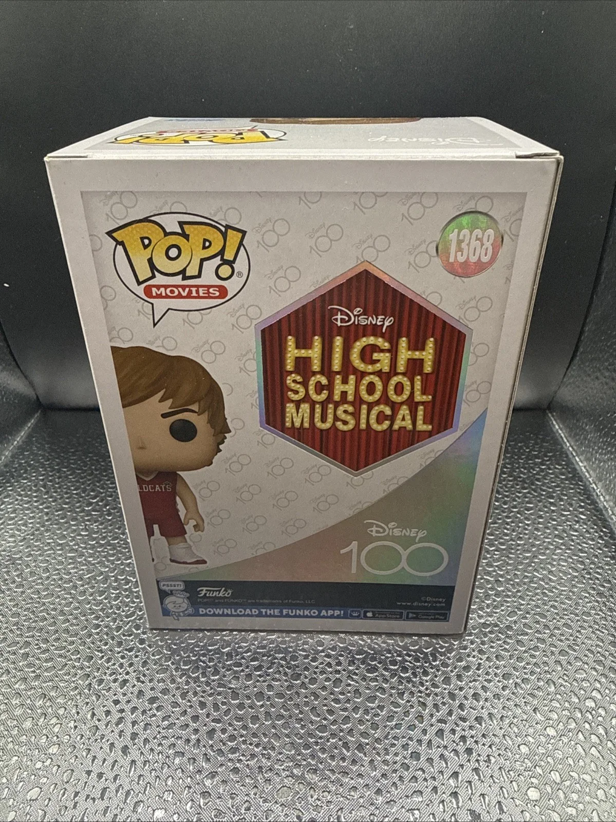 Zac Efron — Zac Efron signed auto Funko Pop Movies 1368 Troy High School Musical, image 4