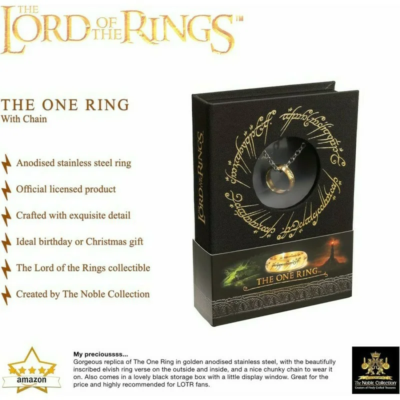 The Noble Collection The Lord of the Rings The One Ring, изображение 2