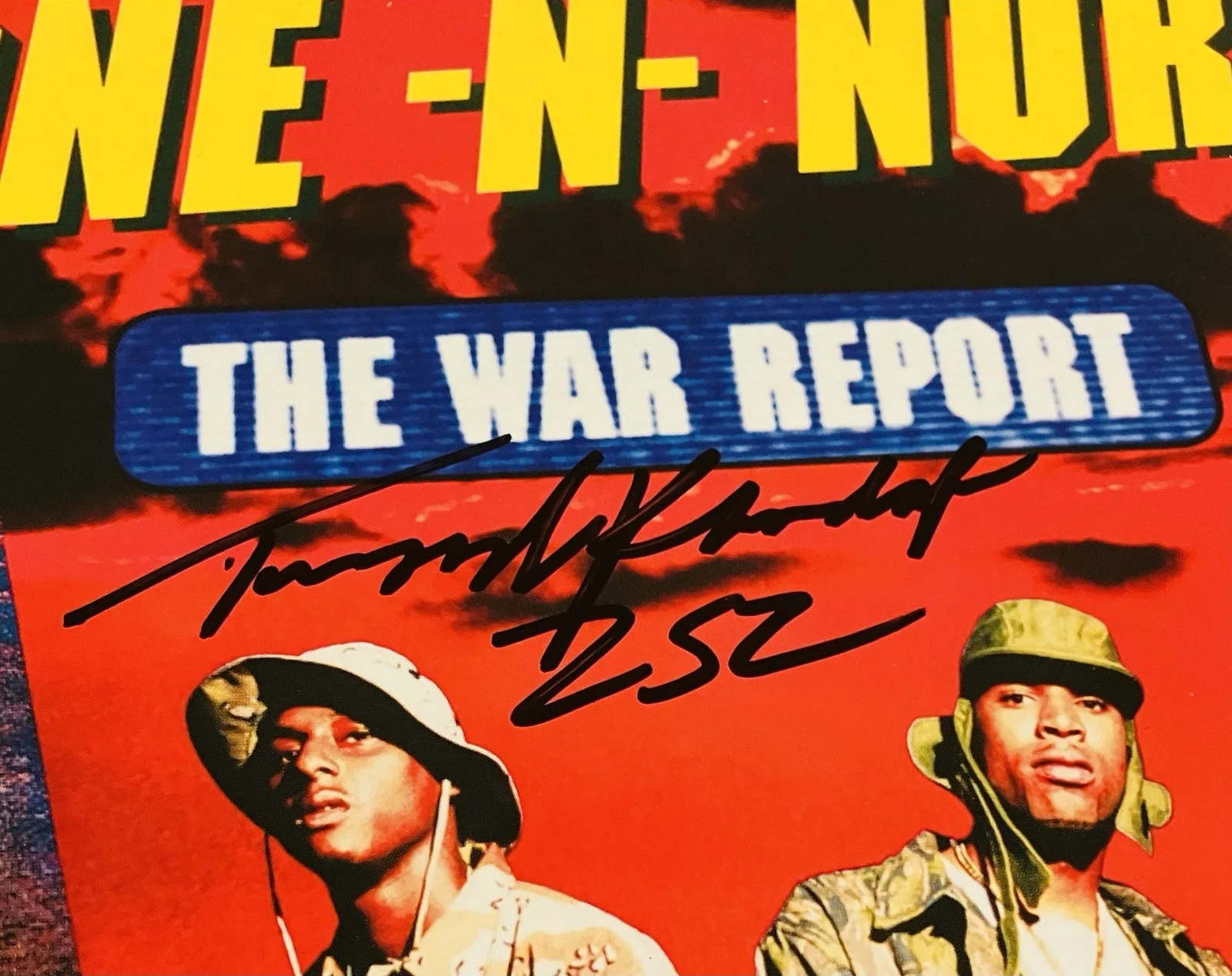 Capone-N-Noreaga Signed “The War Report” Vinyl LP w/Tragedy Khadafi! Beckett COA, image 4