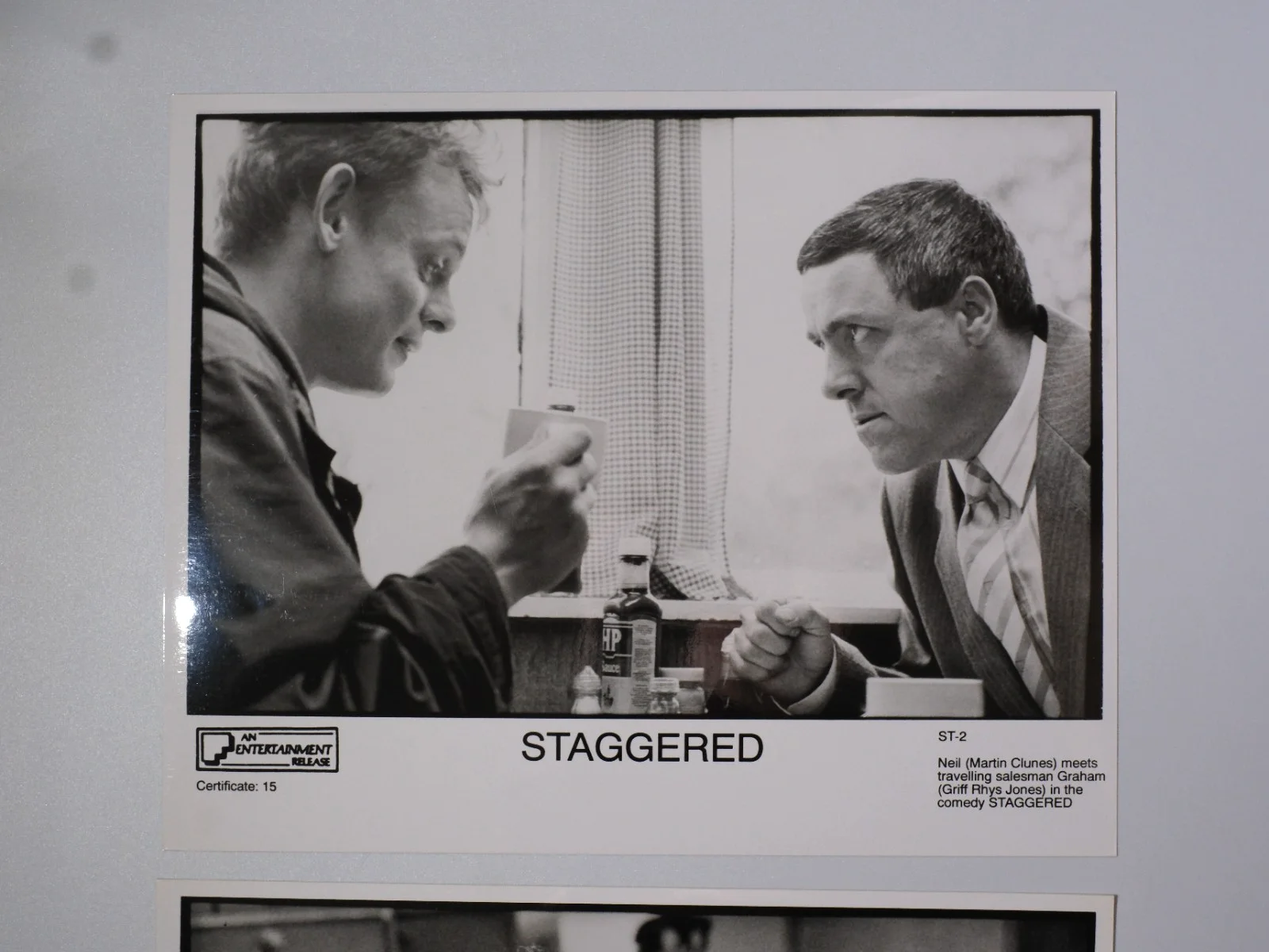 Vintage Black and White 'Staggered' Lobby Cards x2 Martin Clunes, изображение 3