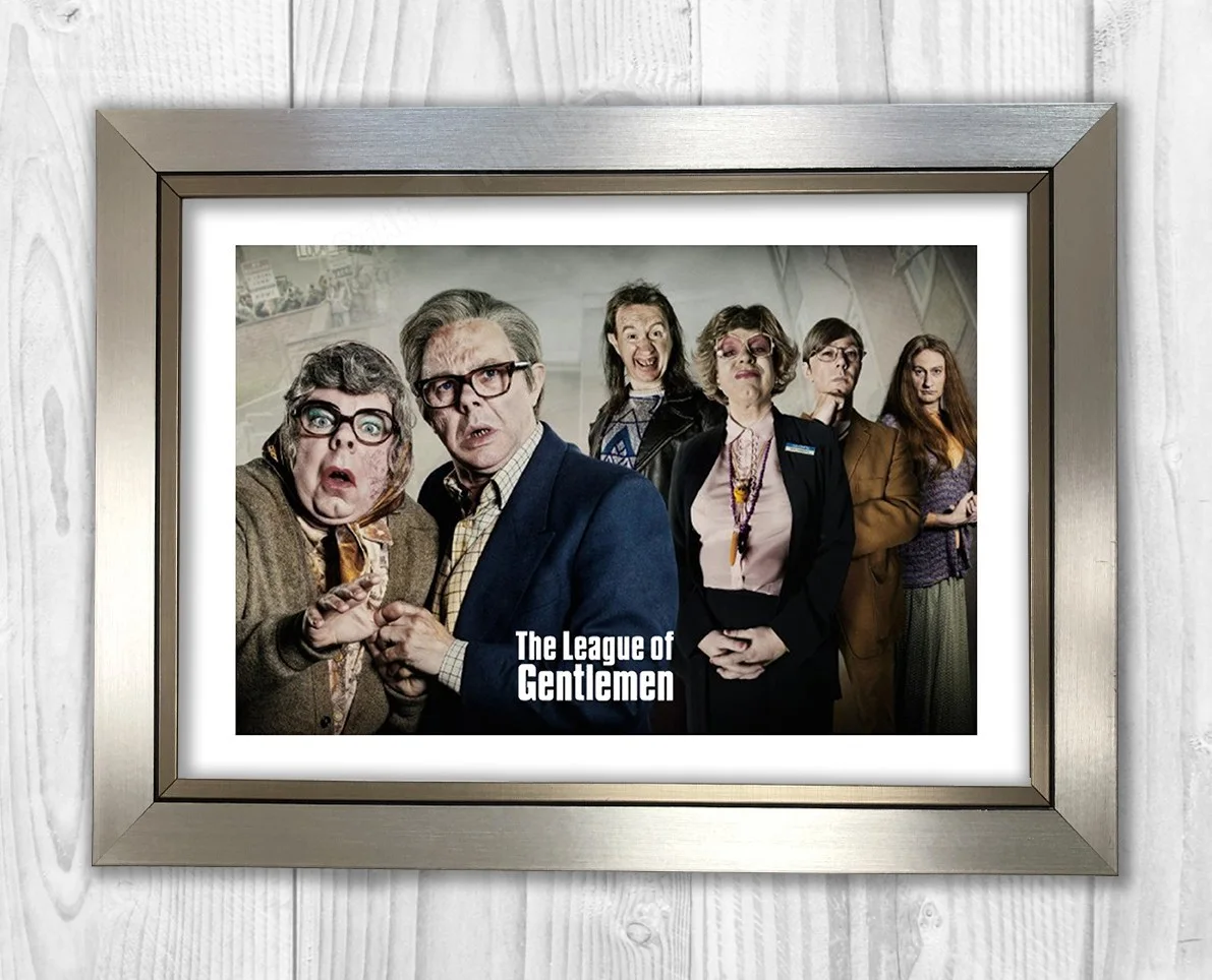 The League of Gentlemen A4 mounted picture poster with choice of frame, изображение 3