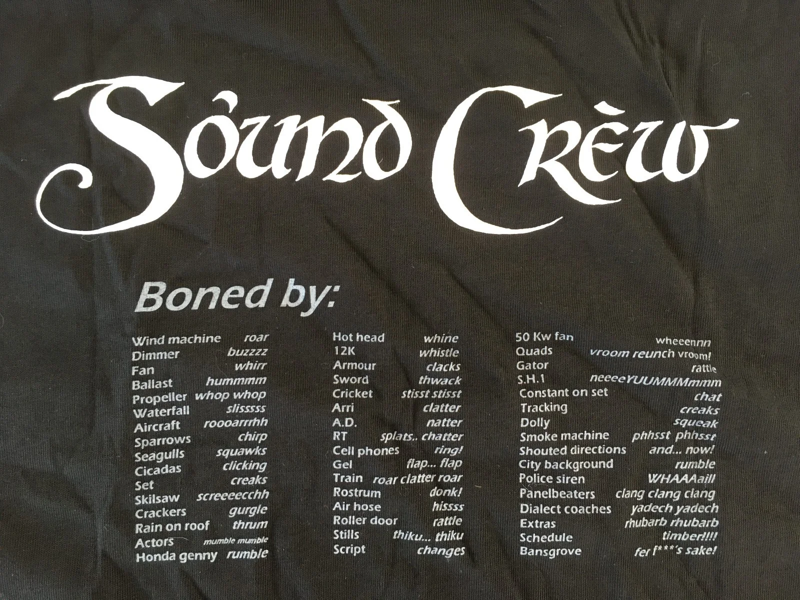 Lord of the Rings Crew T Shirt from BERNARD HILL'S OWN PRIVATE COLLECTION, изображение 5