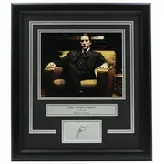 Al Pacino Framed 8x10 The Godfather Chair Photo w/ Laser Engraved Signature, изображение 2