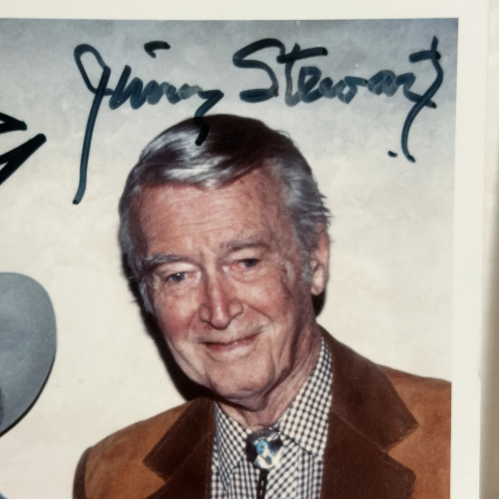 Hugh O’brian, Charlton Heston, Bob Hope, Jimmy Stewart — COWBOY ACTORS Autographed By 3 of 4 Charlton Heston, Bob Hope, Jimmy Stewart, изображение 5
