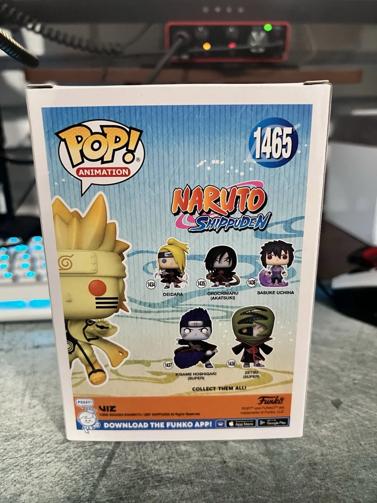 Naruto — Funko Pop Naruto Shippuden Naruto Uzumaki Kurama Link Mode Autographed JSA, image 3