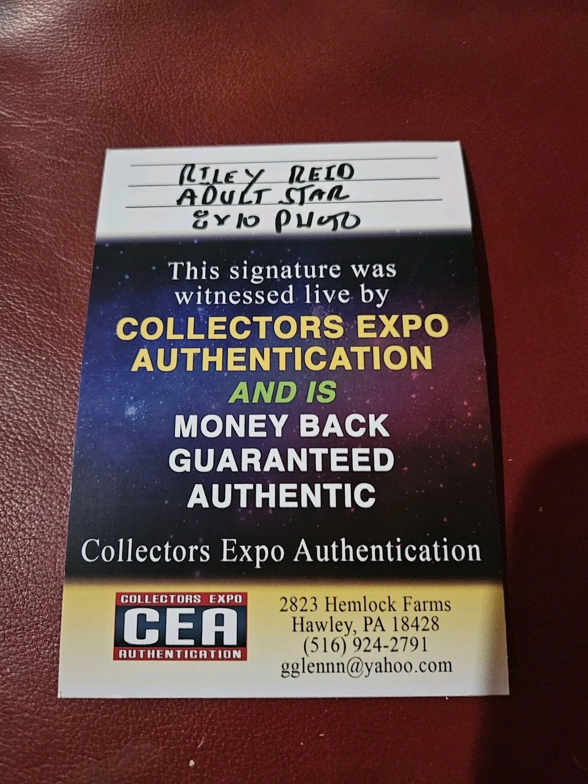 Riley Reid — Riley Reid Signed 8x10 Photo Adult Star Autographed COA, изображение 3