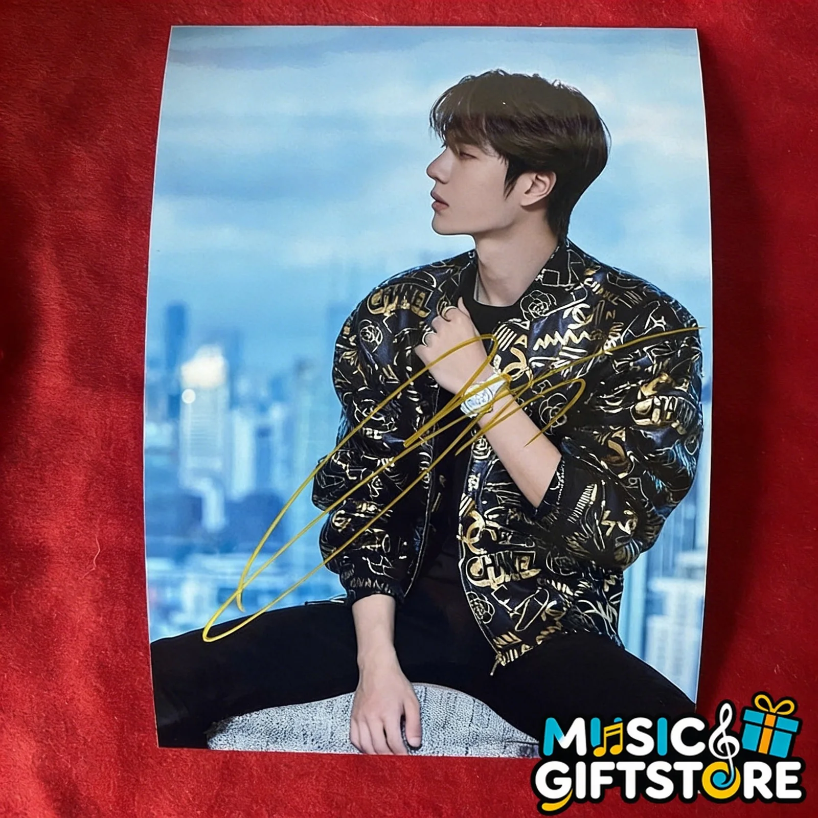 WANG YIBO YI BO PHOTO CARD PICTURE SIGNED AUTOGRAPHED CHINESE 4*6 2025 #MUGS, изображение 5