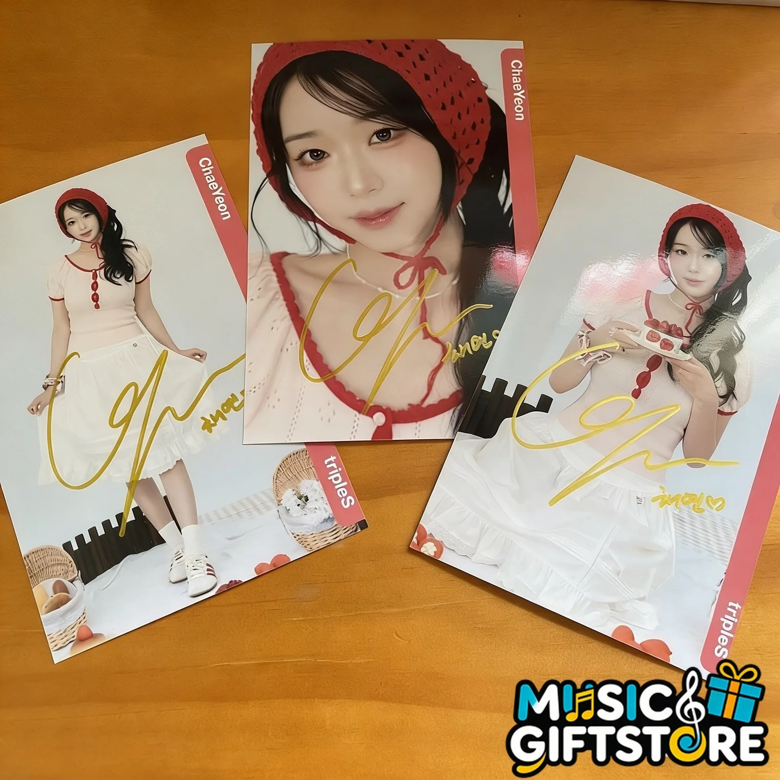 tripleS Cheayeon Autographed Signed Photo Picture K-POP 4*6 2025A #MUGS, image 2