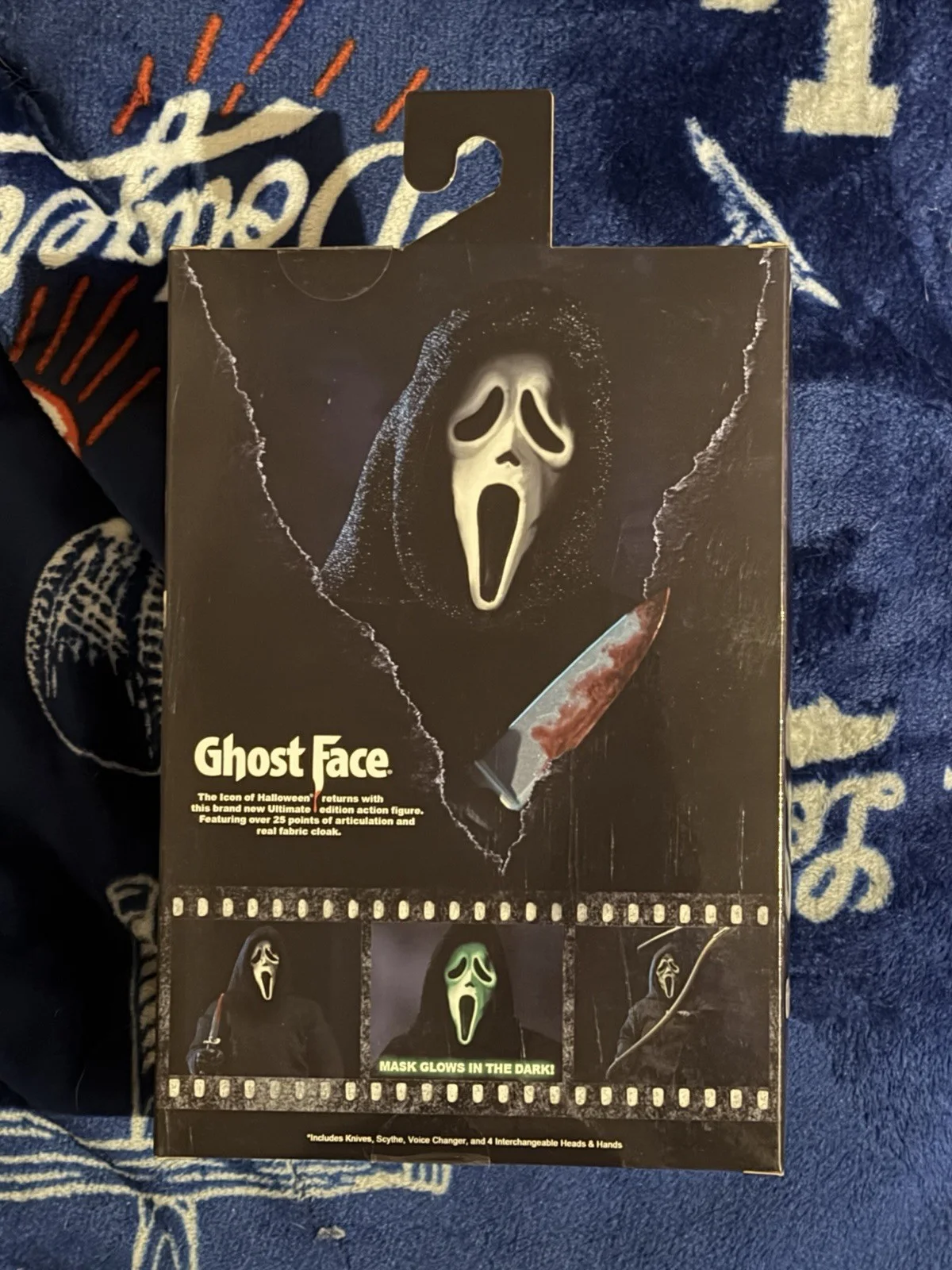 Neca Ghostface Ultimate Signed Matthew Lillard, Skeet Ulrich, Roger Jackson, image 4