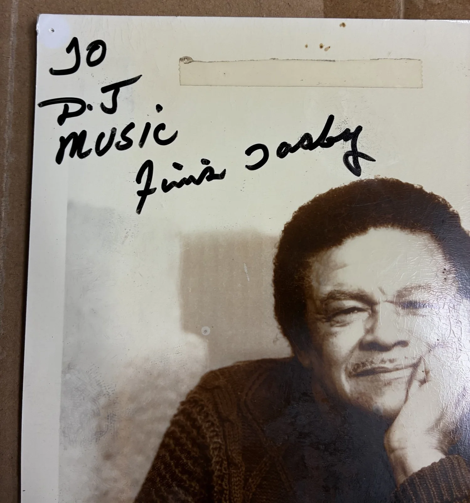 Signed Finis Tasby 1995 Press Photo Blues Rock Promo Photo, изображение 3