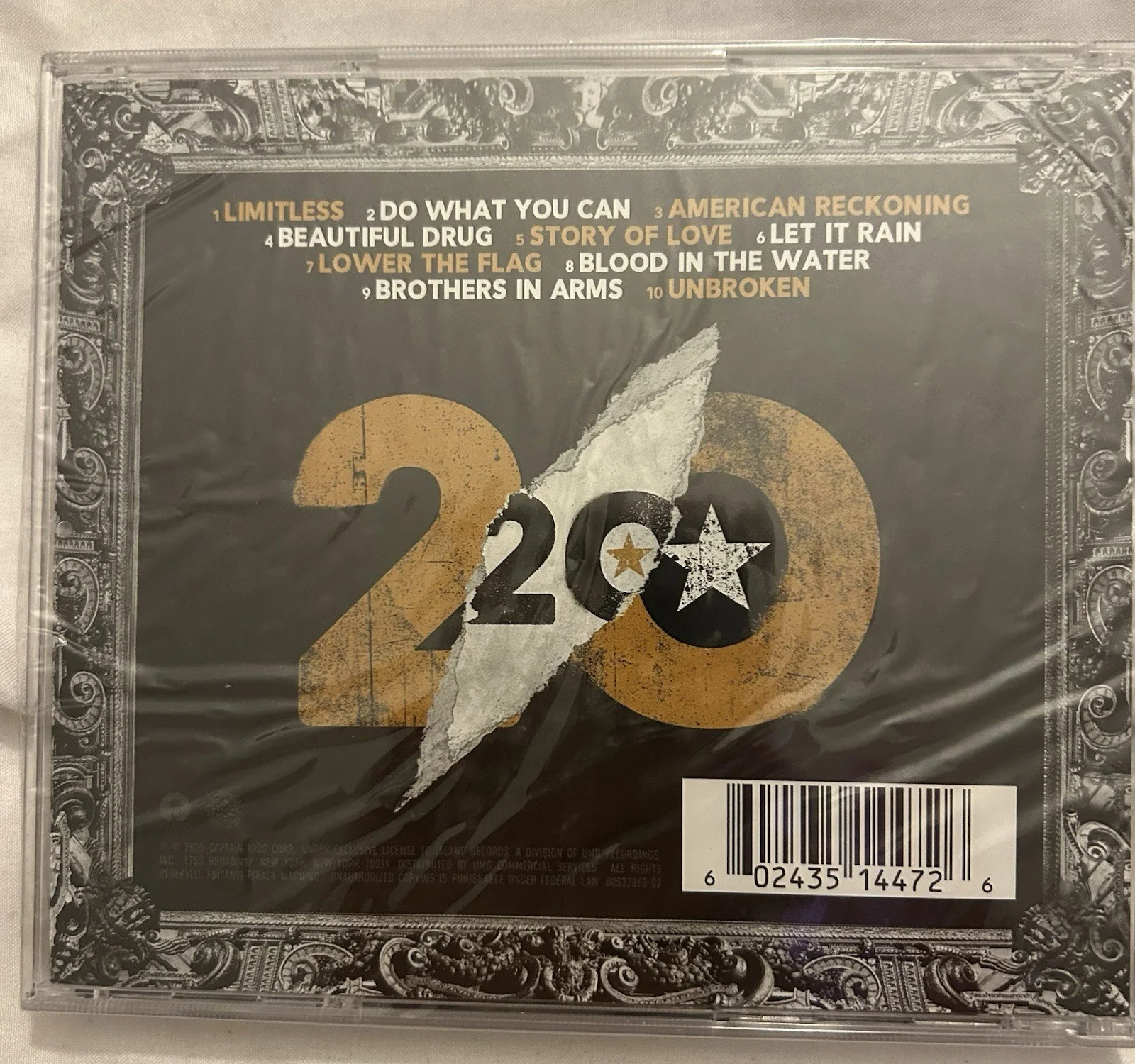 Bon Joni 2020 Gold Signed Booklet With Cd Brand New/Sealed, изображение 2