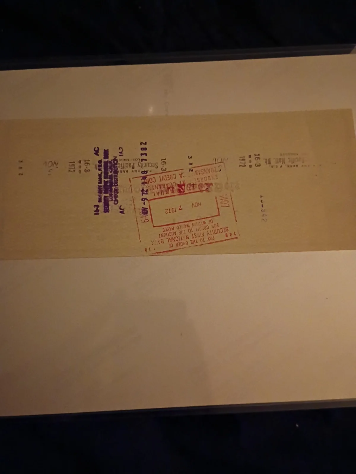 CHRISTOPHER GEORGE — CHRISTOPHER GEORGE (1931-1983) SIGNED BANK CHECK 11-1-72 'RAT PATROL' COA, изображение 5