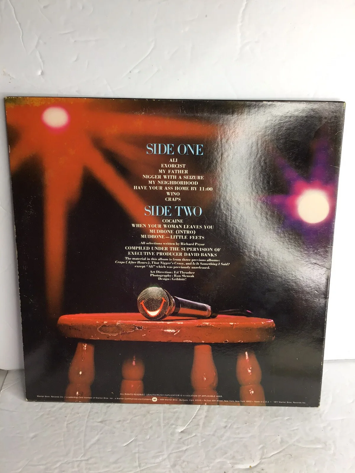 Richard Pryor's Greatest Hits 33 Vinyl LP Record 1977 WB PreOwned Nice Condition, image 2