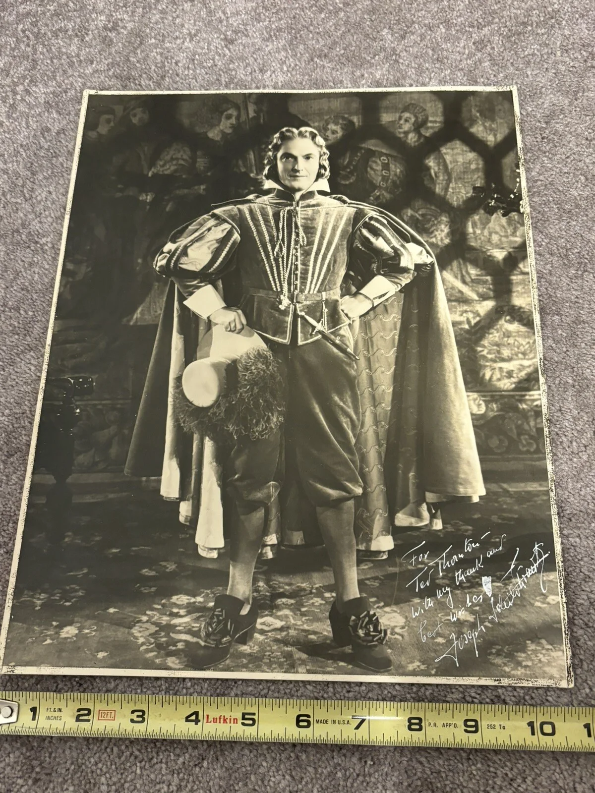 Joseph Schildkraut Man In Iron Mask 1939 Signed Autograph Jsa Photo Rare!, image 2