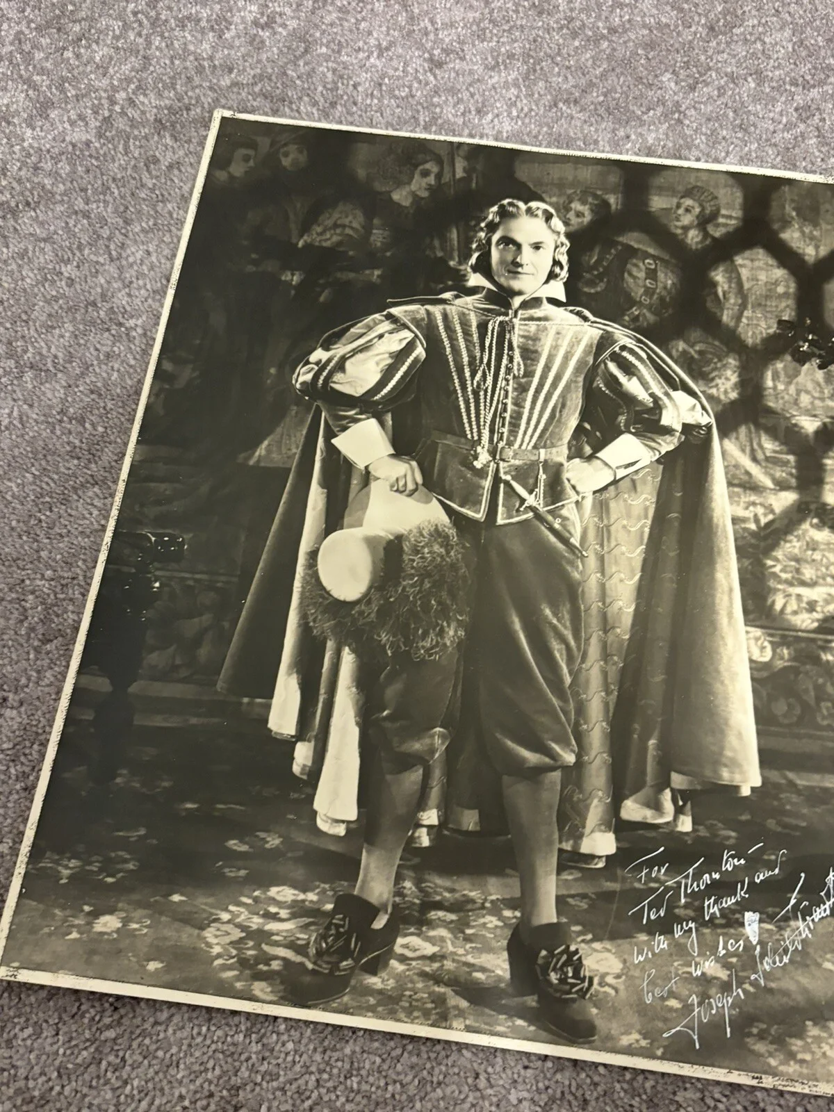 Joseph Schildkraut Man In Iron Mask 1939 Signed Autograph Jsa Photo Rare!, image 4
