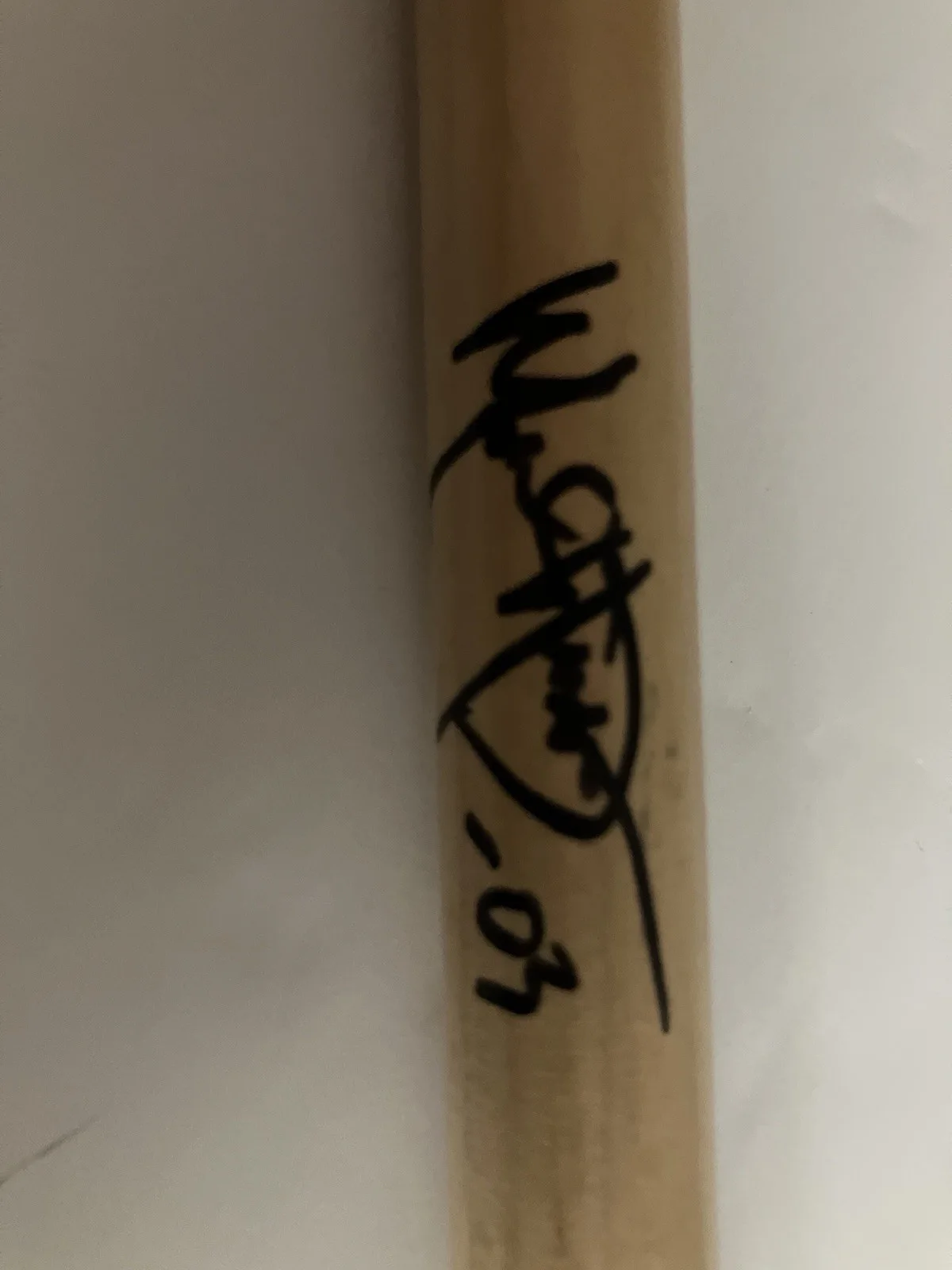 ALABAMA MARK HERNDON SIGNED/AUTOGRAPHED DRUMSTICK WITH COA, image 2