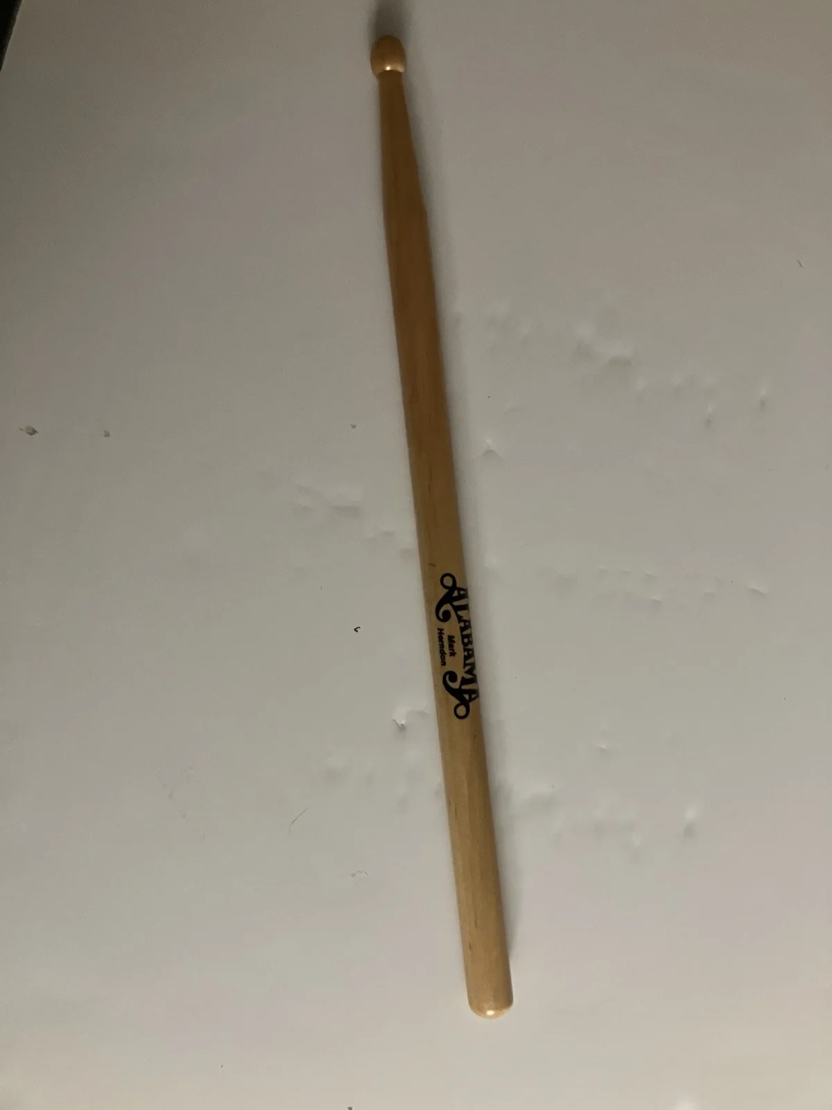 ALABAMA MARK HERNDON SIGNED/AUTOGRAPHED DRUMSTICK WITH COA, image 5