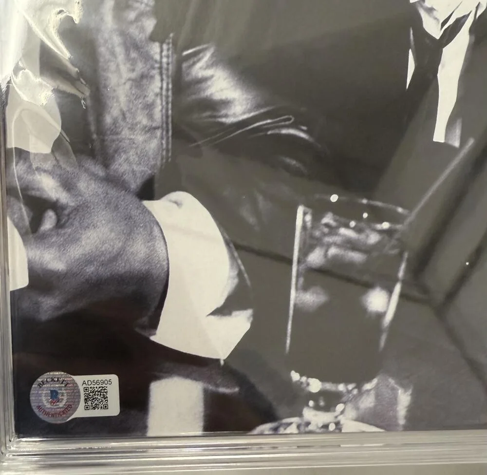 Dave Matthews — Dave Matthews Band Signed Autograph Before Crowded Streets Vinyl Record AMG COA, image 2