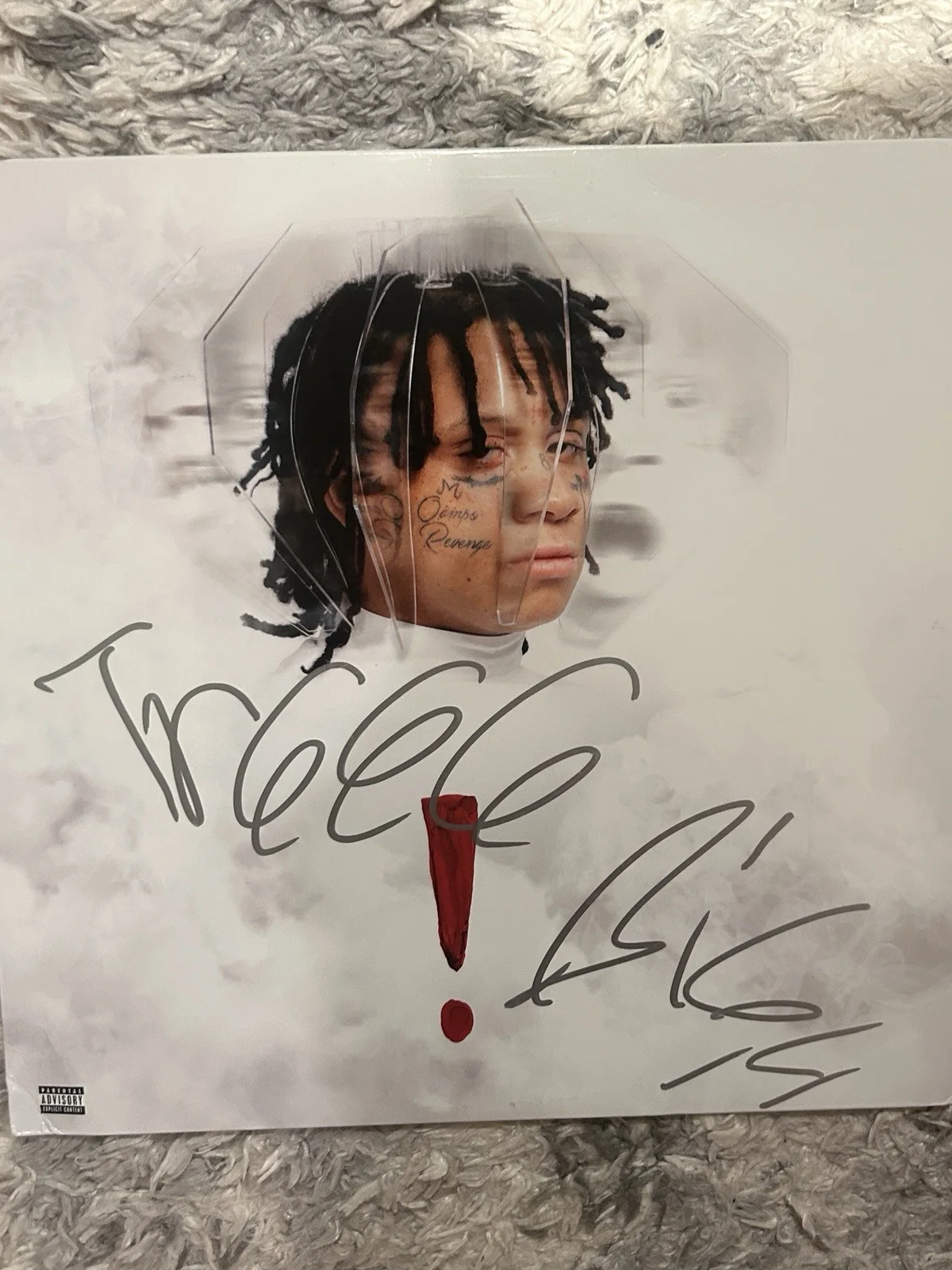 Trippie Redd Signed Autographed Vinyl LP "!" Beckett COA Authenticated RARE, image 2