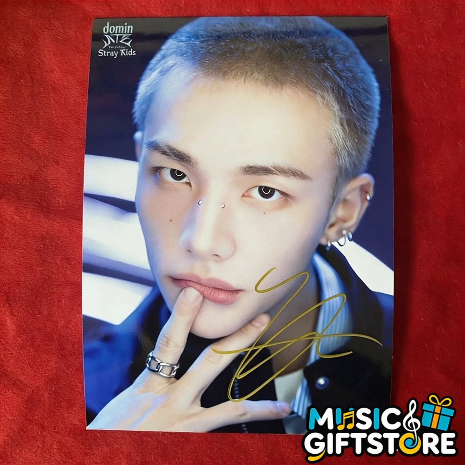 STRAY KIDS FELIX LEE KNOW DOMINATE AUTOGRAPHED SIGNED Photo 4*6 K-POP 2025A #MUG, image 5