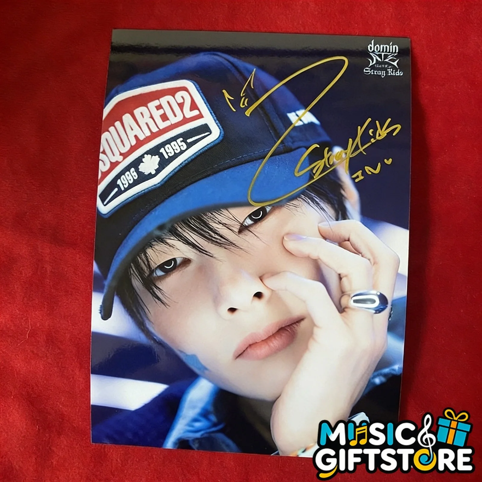 STRAY KIDS FELIX LEE KNOW DOMINATE AUTOGRAPHED SIGNED Photo 4*6 K-POP 2025A #MUG, image 2