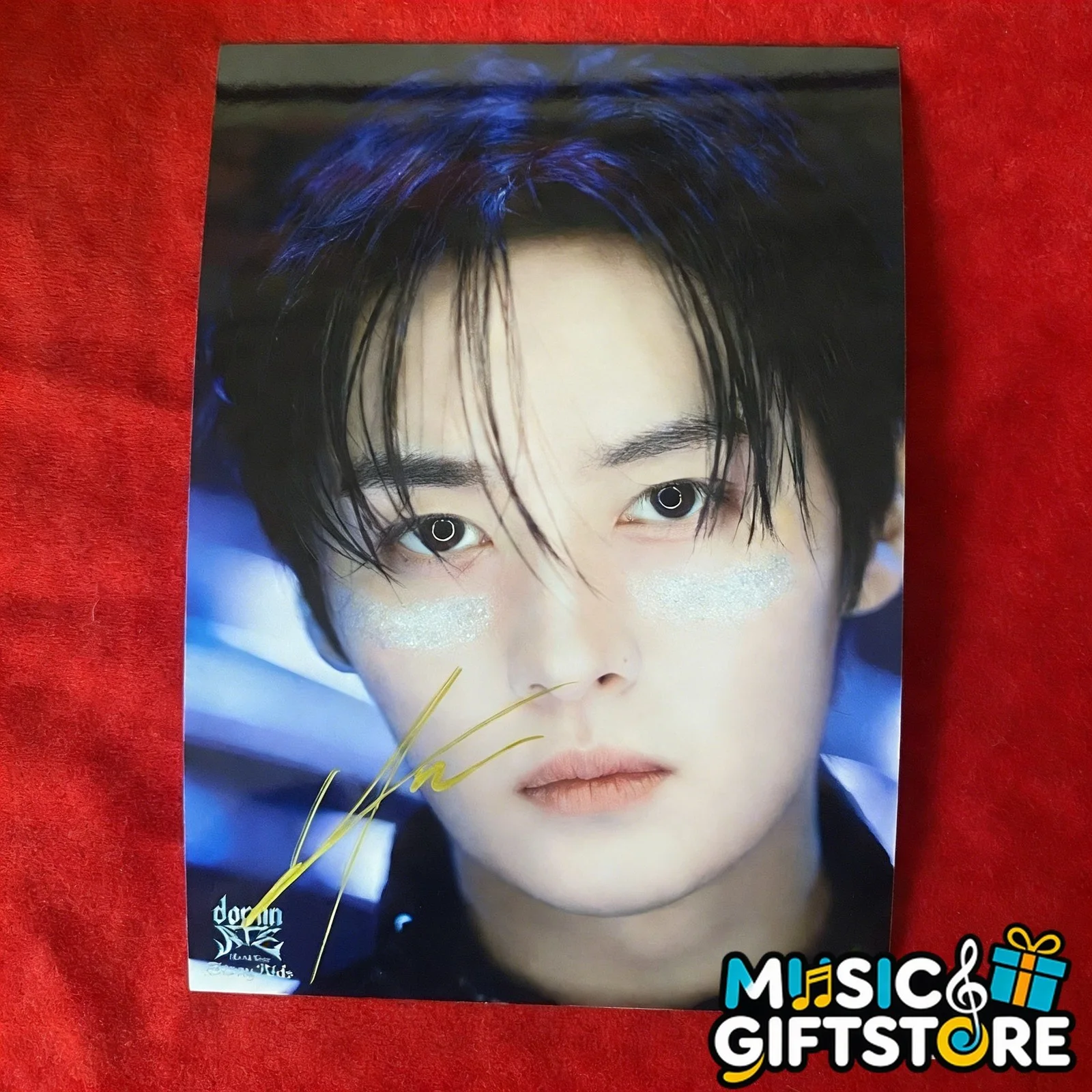 STRAY KIDS FELIX LEE KNOW DOMINATE AUTOGRAPHED SIGNED Photo 4*6 K-POP 2025A #MUG, image 4