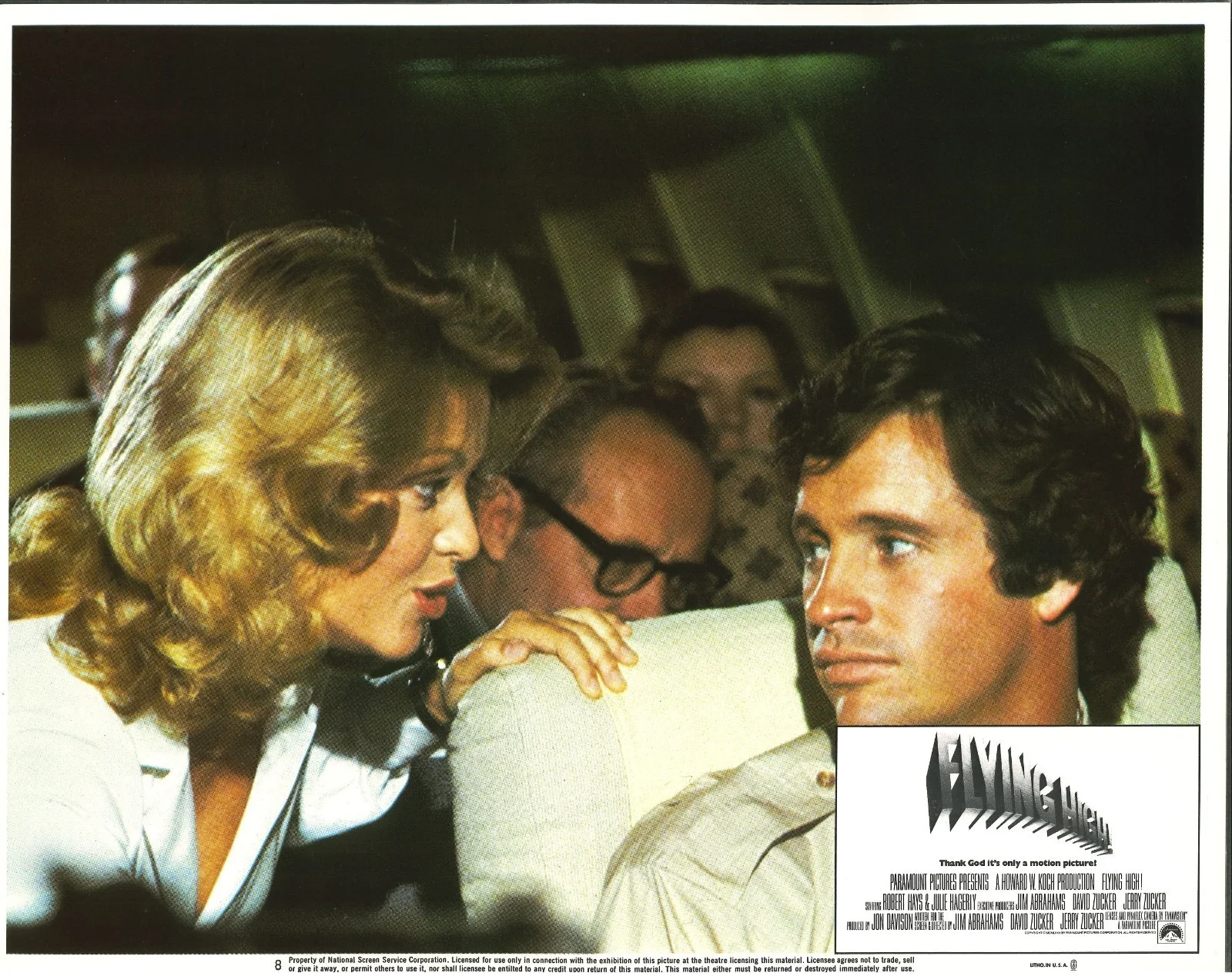 Flying High aka Airplane! 8x ORIGINAL US Lobby Cards Leslie Nielsen 1980, изображение 4