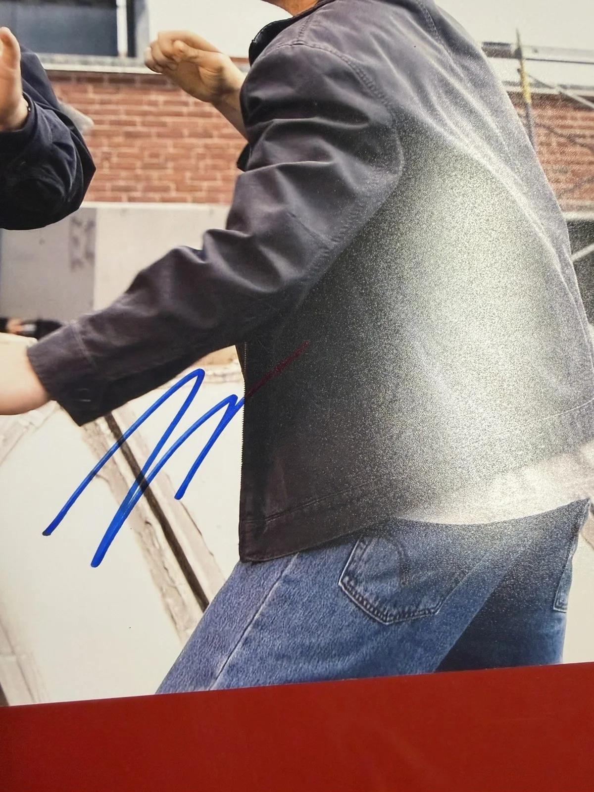 Leonardo Dicaprio — Leonardo Dicaprio Matt Damon Signed 11x14 Photo The Departed Autograph Beckett, изображение 3