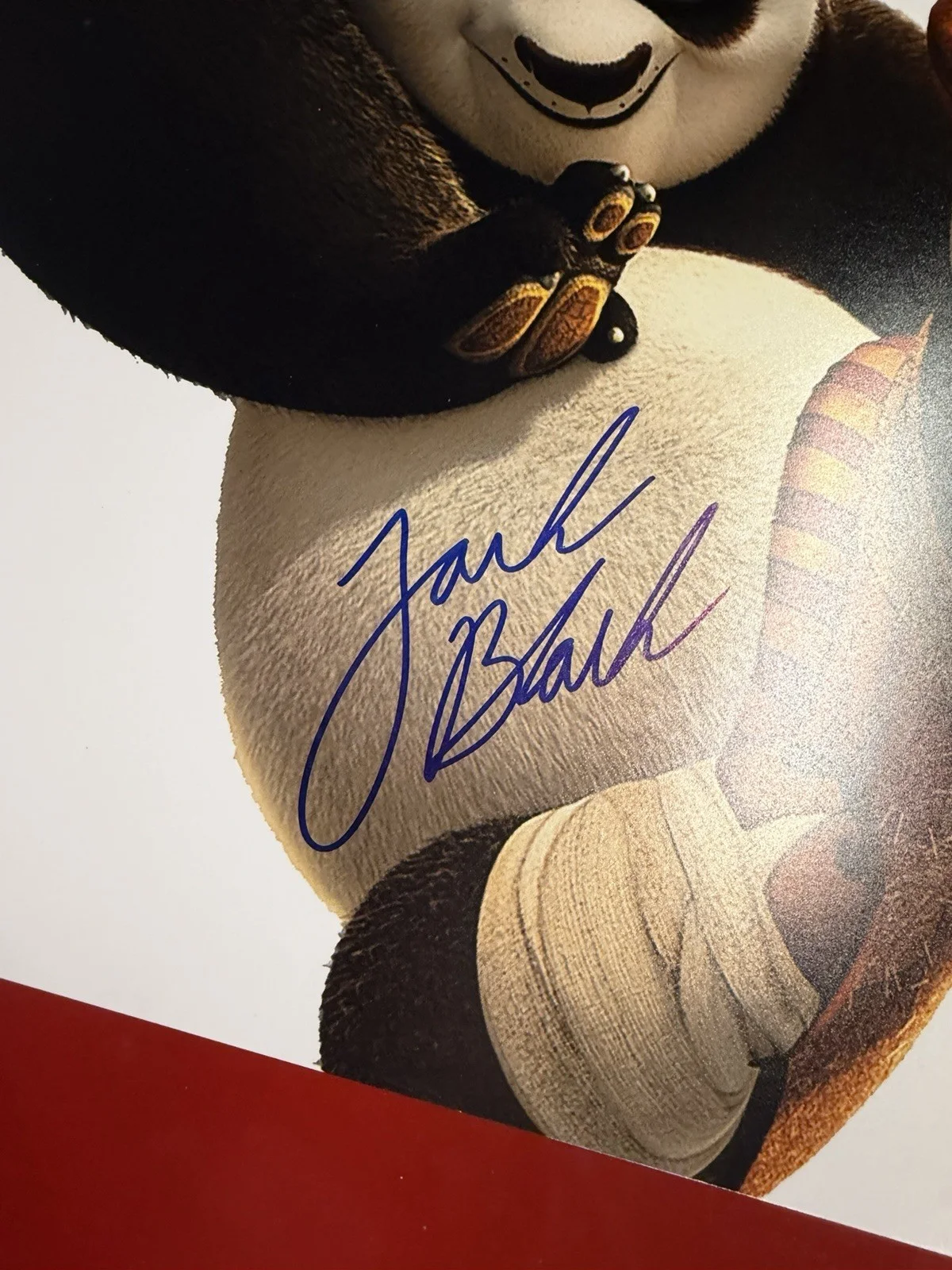 Jack Black — JACK BLACK SIGNED AUTOGRAPH KUNG FU PANDA PO 11X14 BECKETT BAS COA, изображение 2