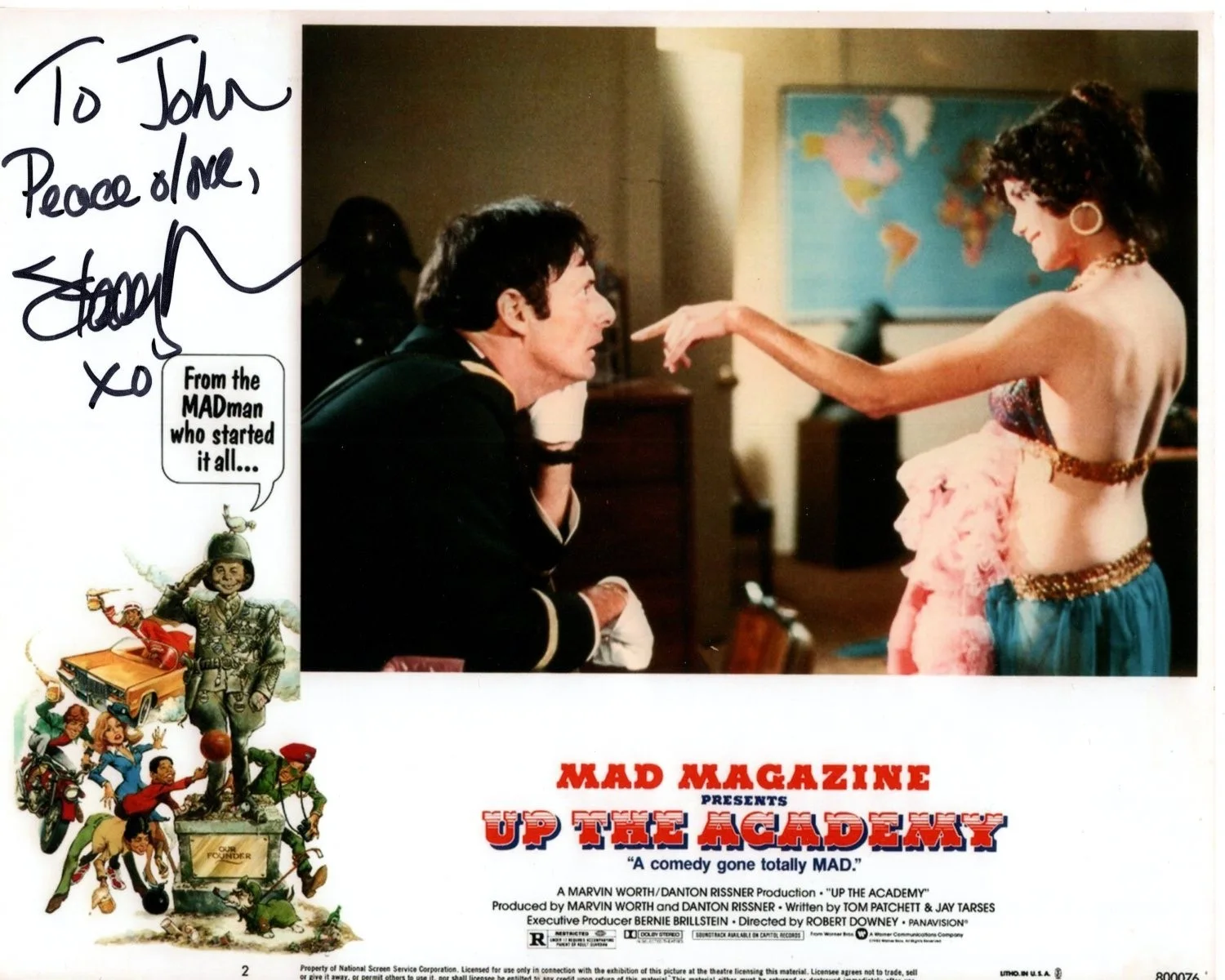 Stacey Nelkin — STACEY NELKIN Autographed Signed 8x10 UP THE ACADEMY CANDY Photograph - To John