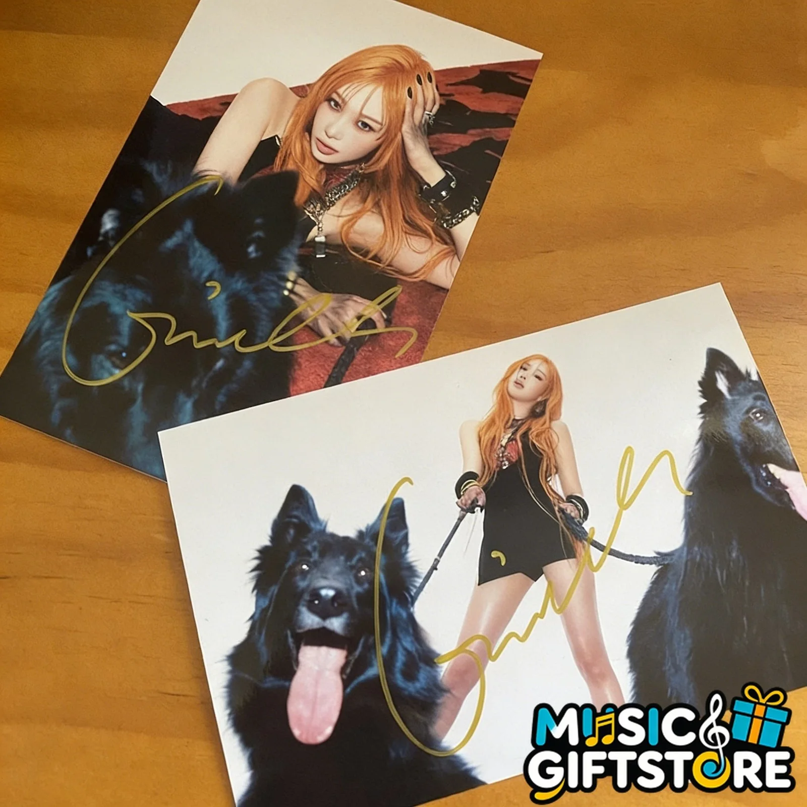 aespa GISELLE Autographed Signed Photo K-POP Collection 4*6 2025B #MUGS, image 2