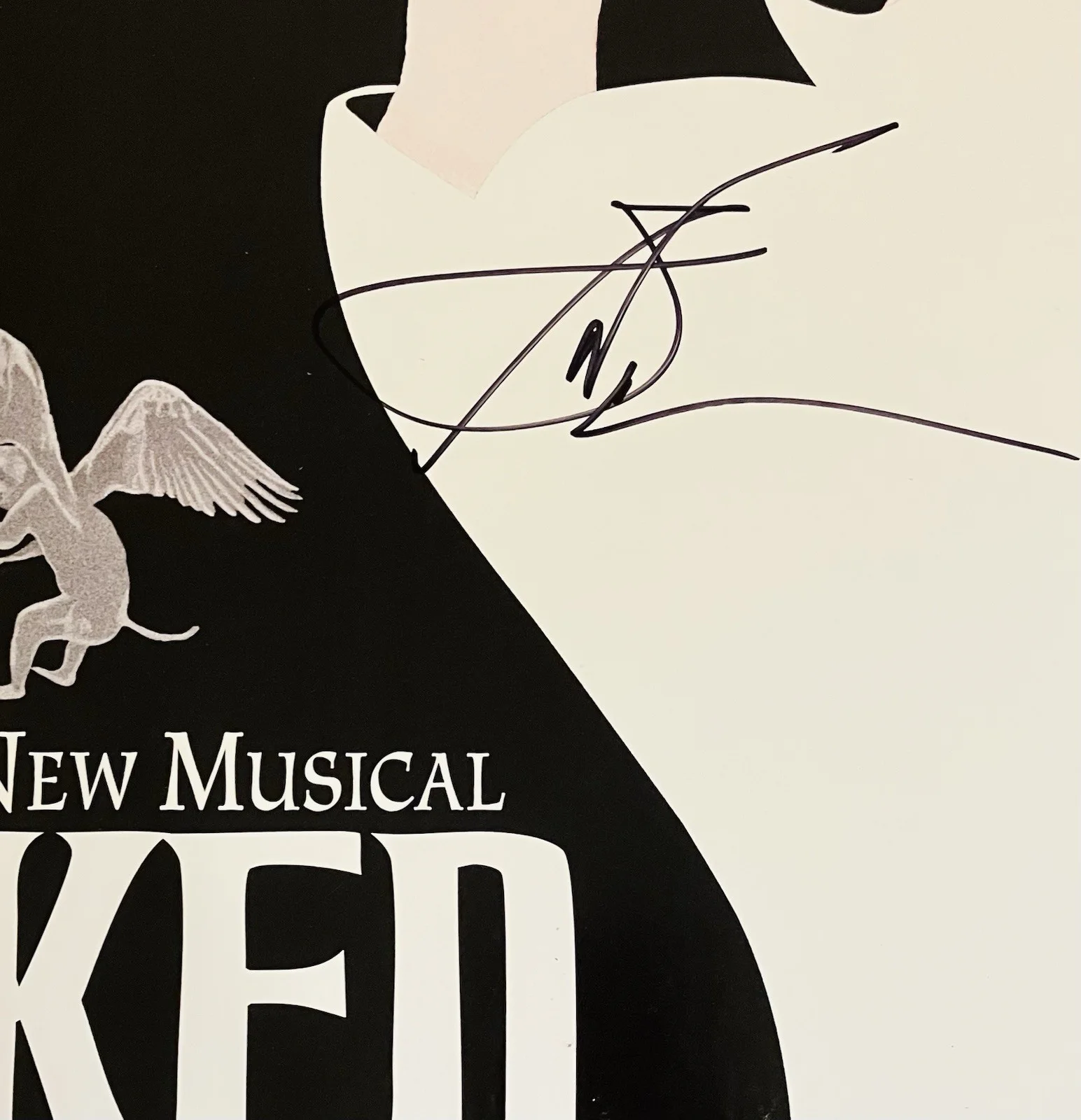 3 Signatures — Vintage Wicked Original Autographed Signed 13x22 Broadway Poster 2000s Signed x3, изображение 2