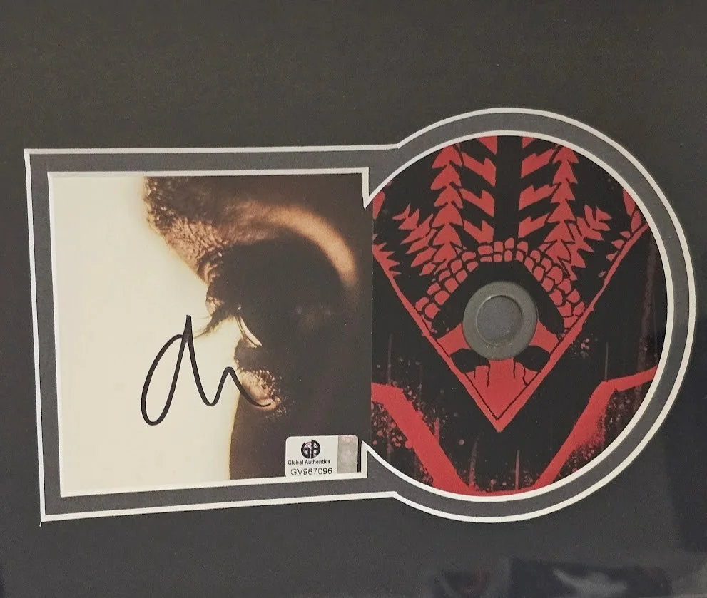 The Weekend Signed Autographed Hurry Up Tomorrow CD Framed Global Authentics COA, image 2
