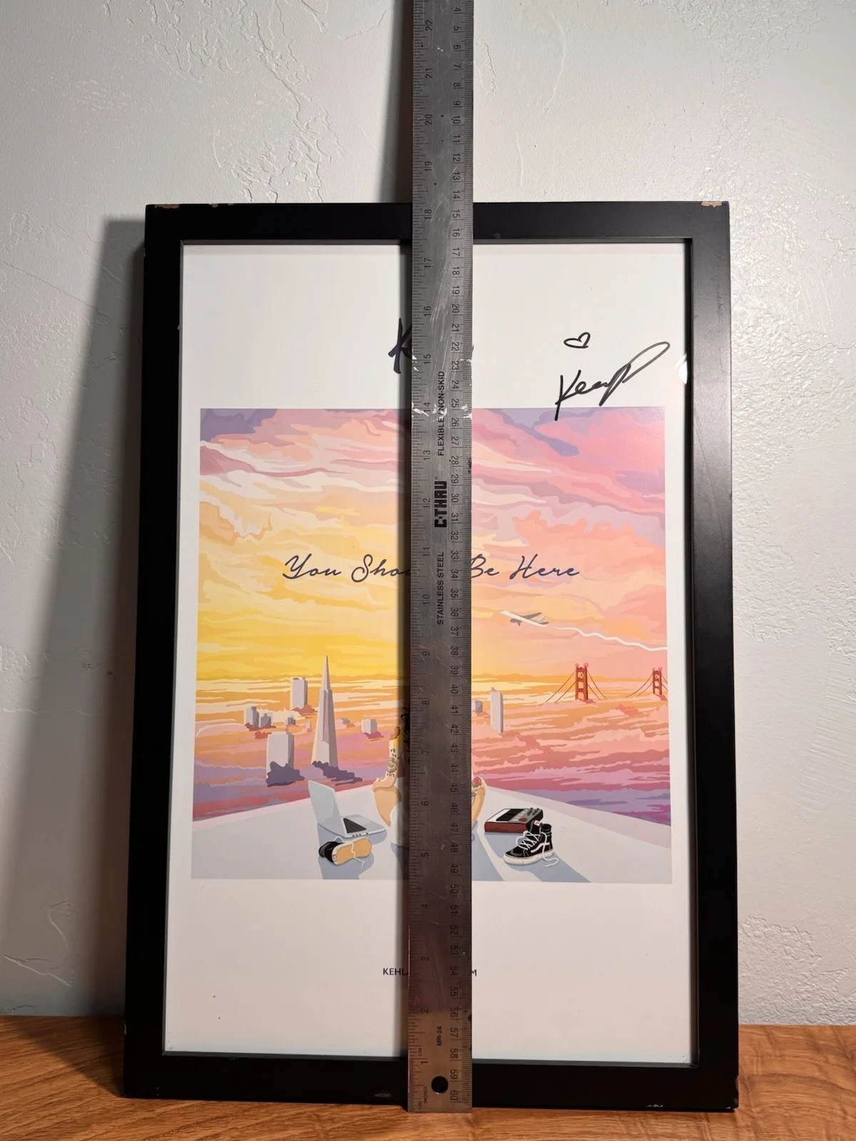 Autographed Signed Kehlani Fan Club Promo Poster 11x17 You Should Be Here Art, изображение 4