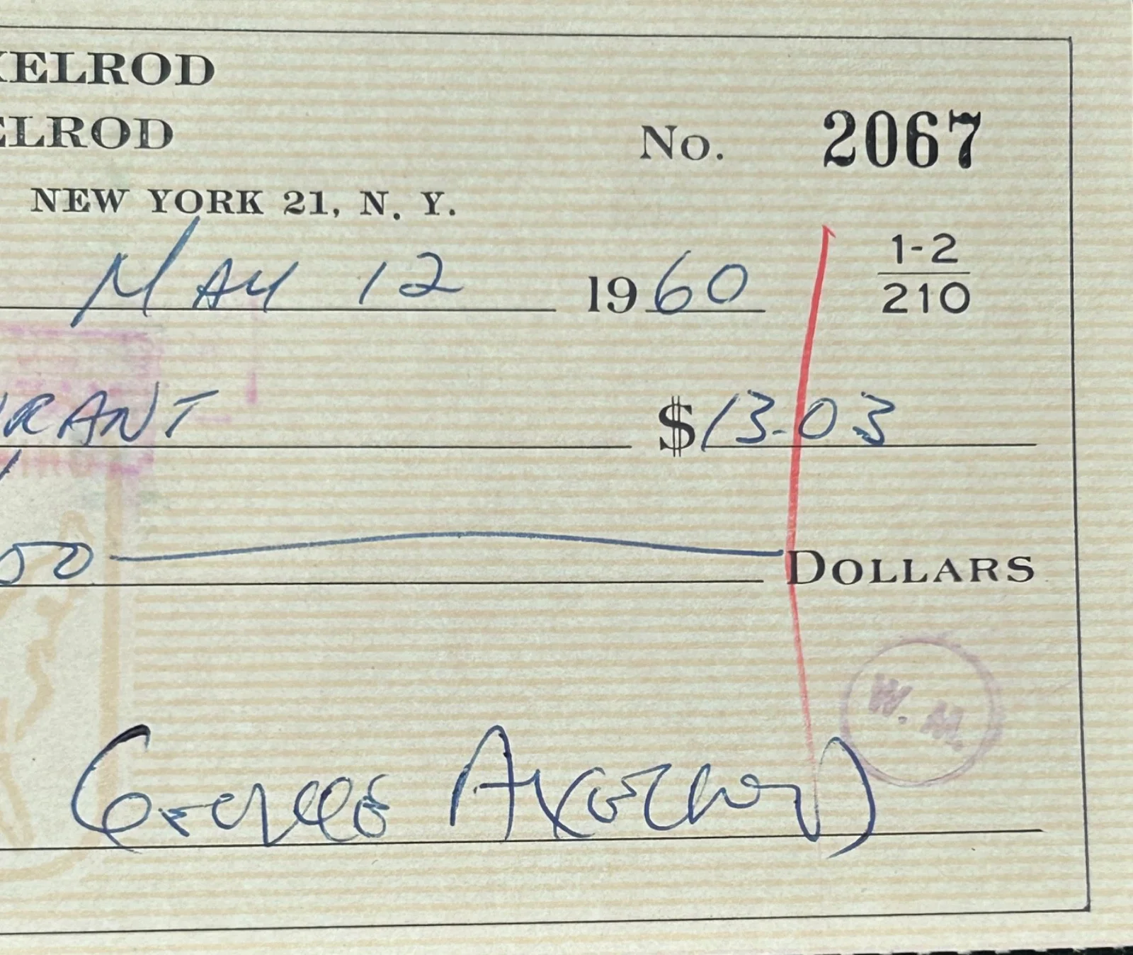 GEORGE AXELROD—SIGNED—2 M.Monroe•Mansfield•2 Hepburn•Bacall•Manchurian Candidate, изображение 3