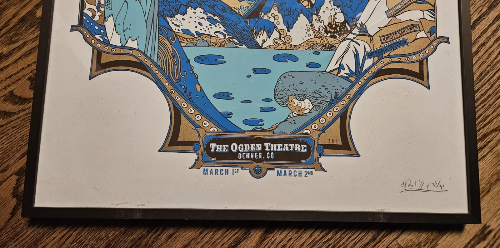 35/90 Signed Ltd Ed TREY ANASTASIO BAND Concert Poster Ogden Thetr Colorado 2011, изображение 4
