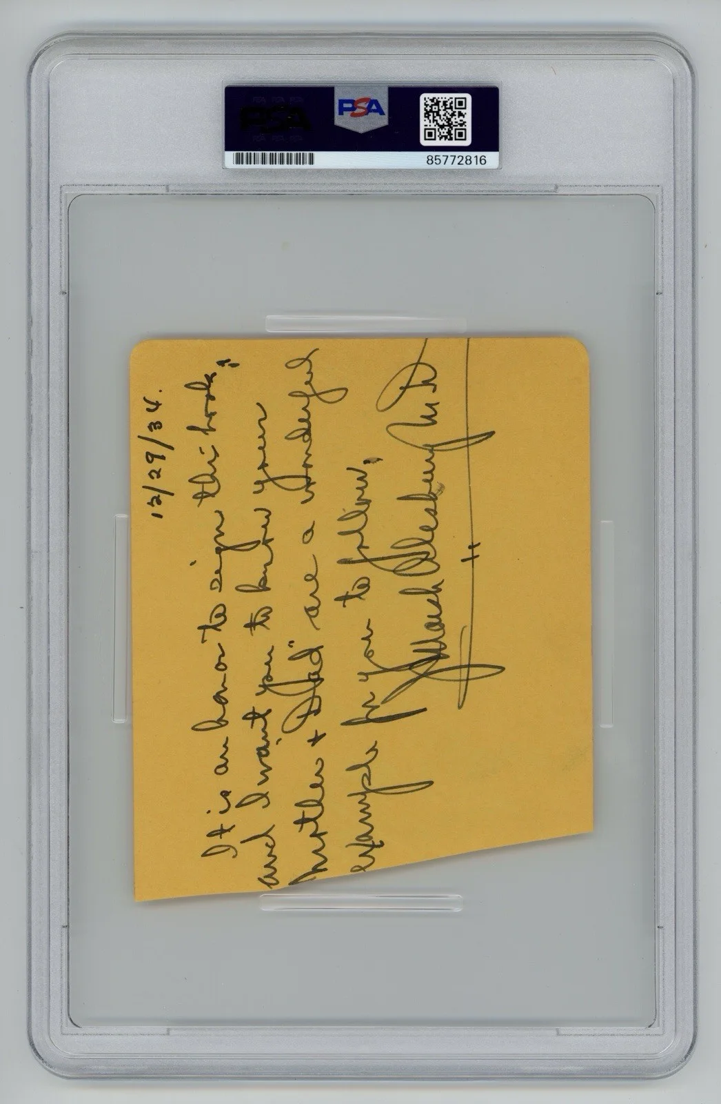LEON SCHLESINGER SIGNED CUT AUTOGRAPH LOONEY TUNES PSA/DNA “THAT’S ALL FOLKS”, изображение 2