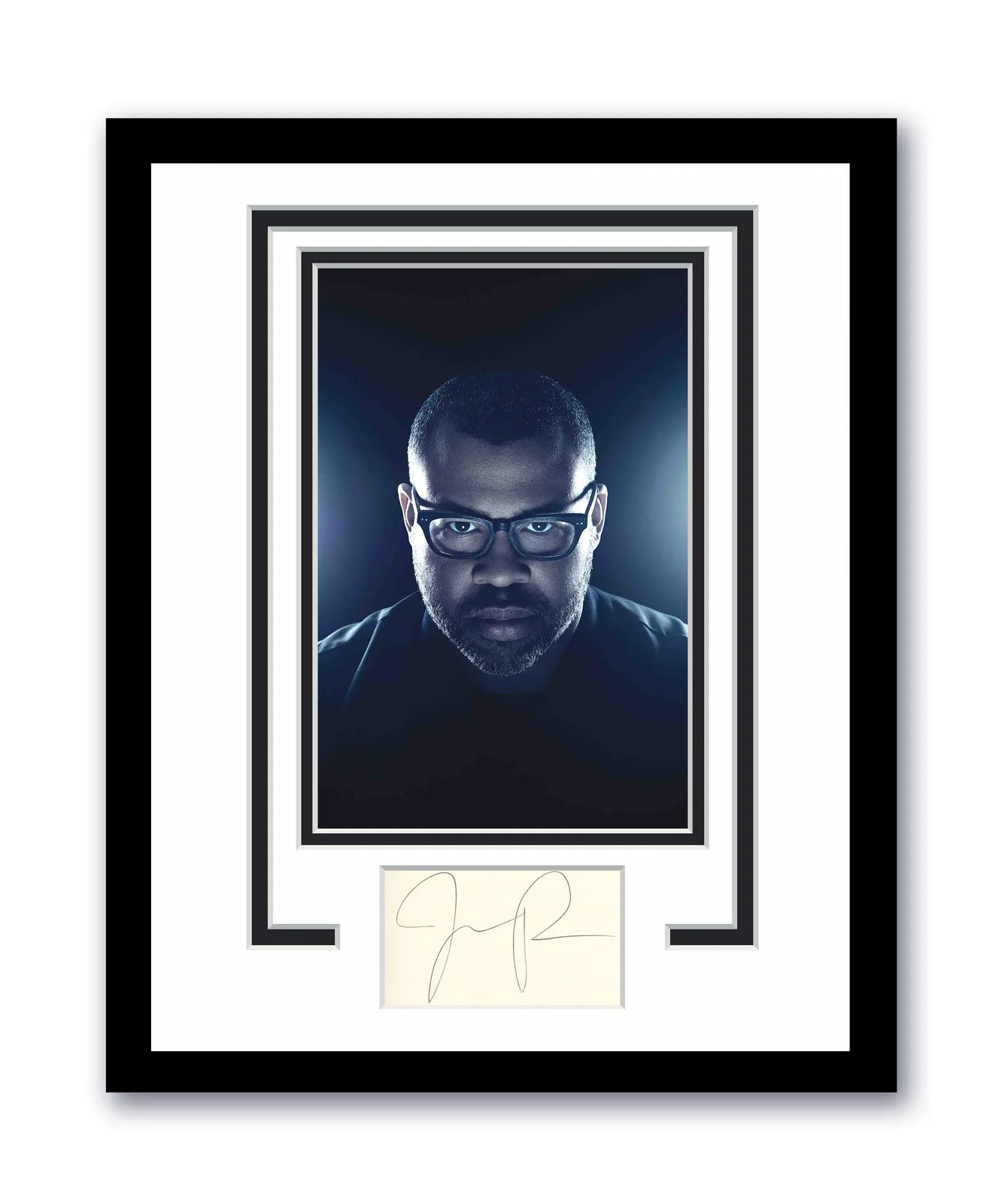 Jordan Peele — Jordan Peele Autographed Signed 11x14 Framed Photo Filmmaker Director ACOA