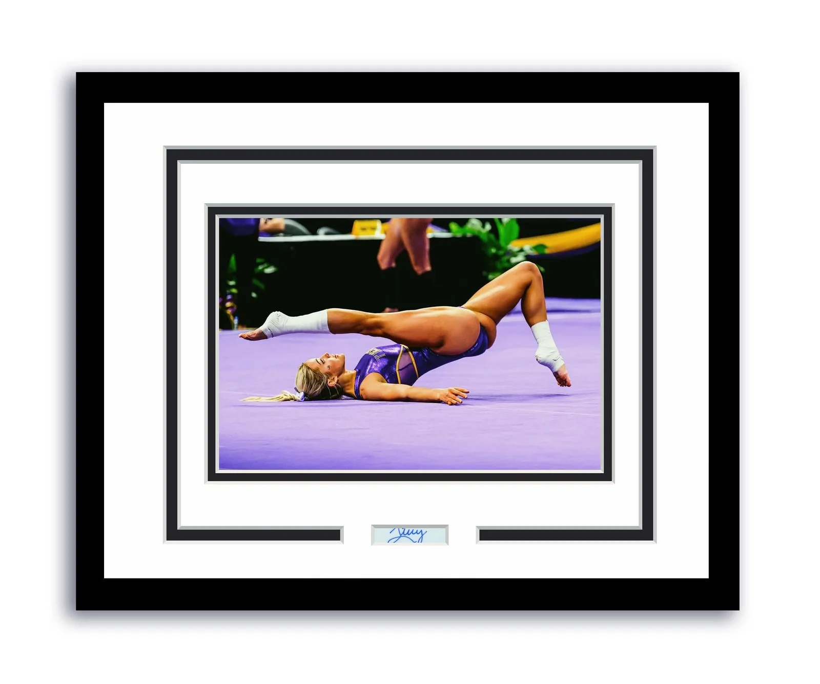 Olivia Dunne — Olivia Dunne Autographed Signed 11x14 Framed Photo LSU Louisiana Gymnastics ACOA
