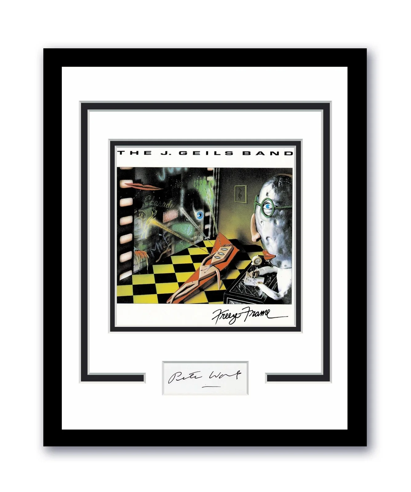 Peter Wolf — J. Geils Band Peter Wolf Autographed Signed 11x14 Framed Photo ACOA