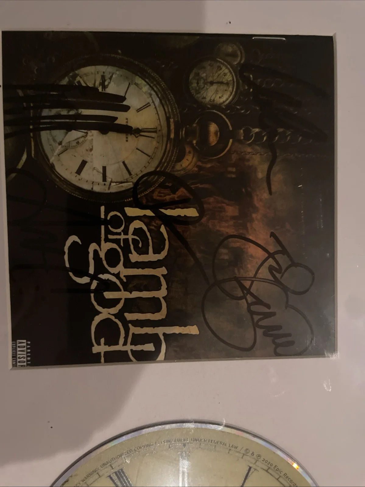 Lamb Of God Band Collectors Lot (8 CDs, 2 DVDs, Record,Autographed framed Album, изображение 2