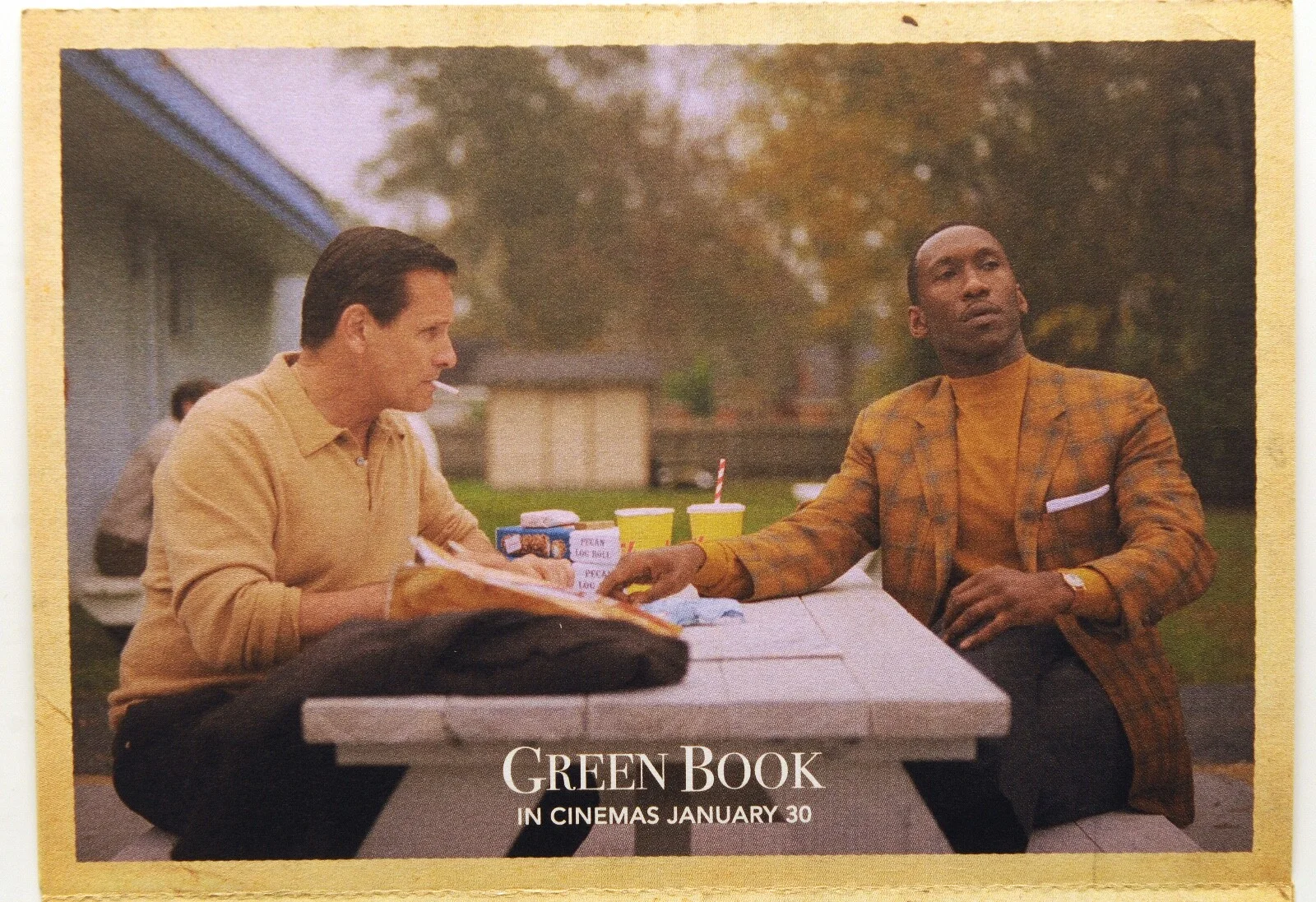 Green Book film postcards x 4 - Viggo Mortenson Mahershala Ali - Dr Don Shirley, изображение 5