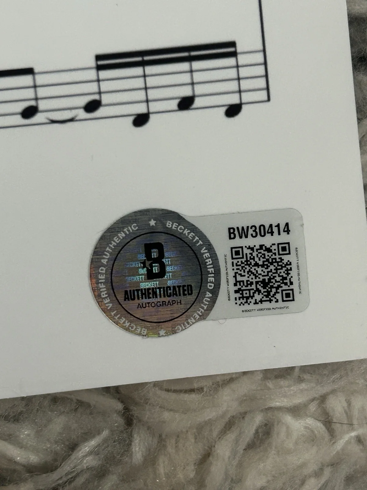 Warren Haynes — Warren Haynes Signed Autograph Soul Shine Sheet Music Beckett COA, изображение 4